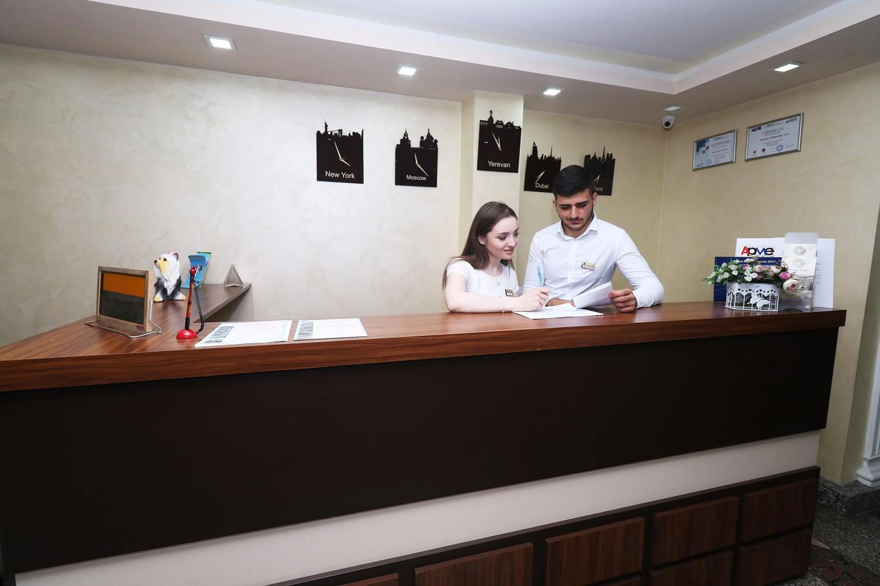 Staff in Hotel Tigran Mets Yerevan