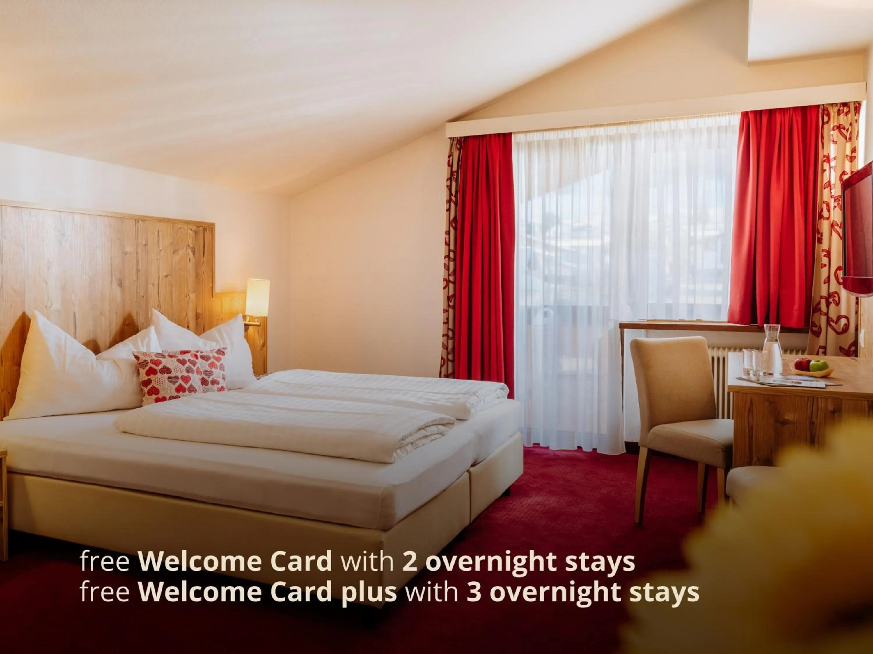 Bed in Hotel Kögele bei Innsbruck Axamer Lizum