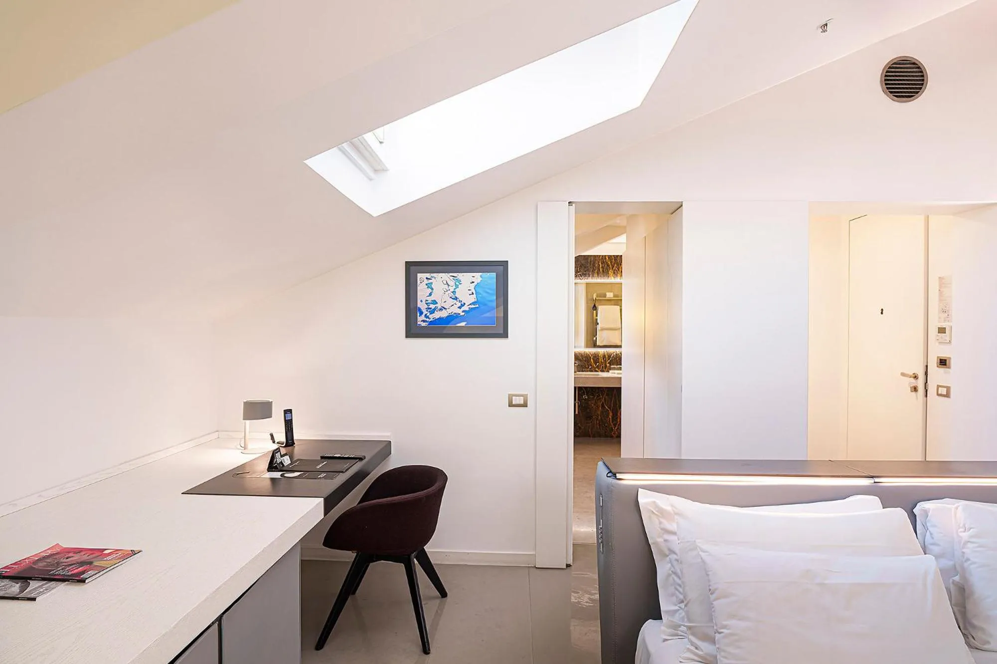 Bedroom, Bed in Palazzo Montemartini Rome, A Radisson Collection Hotel