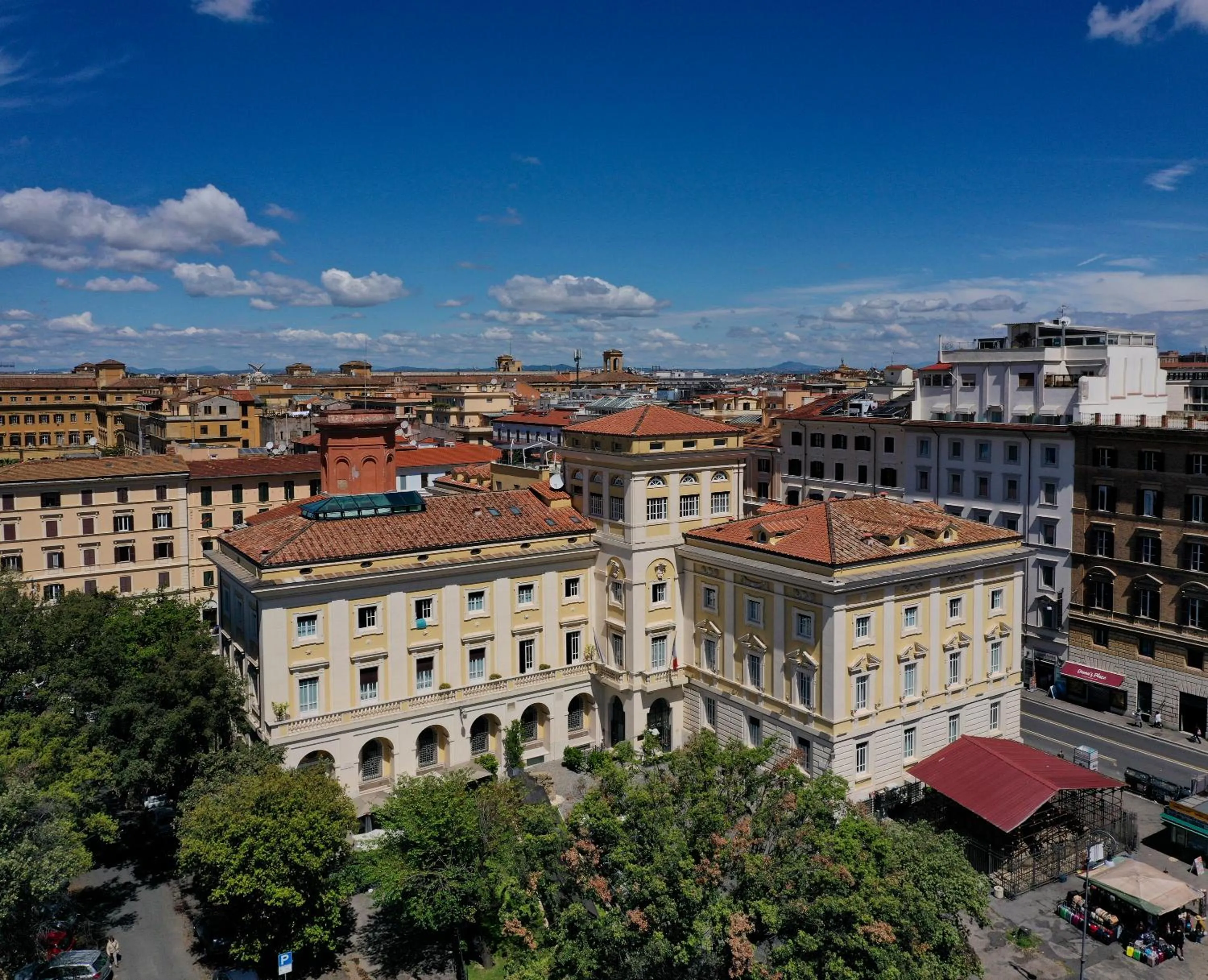 Bird's eye view in Palazzo Montemartini Rome, A Radisson Collection Hotel