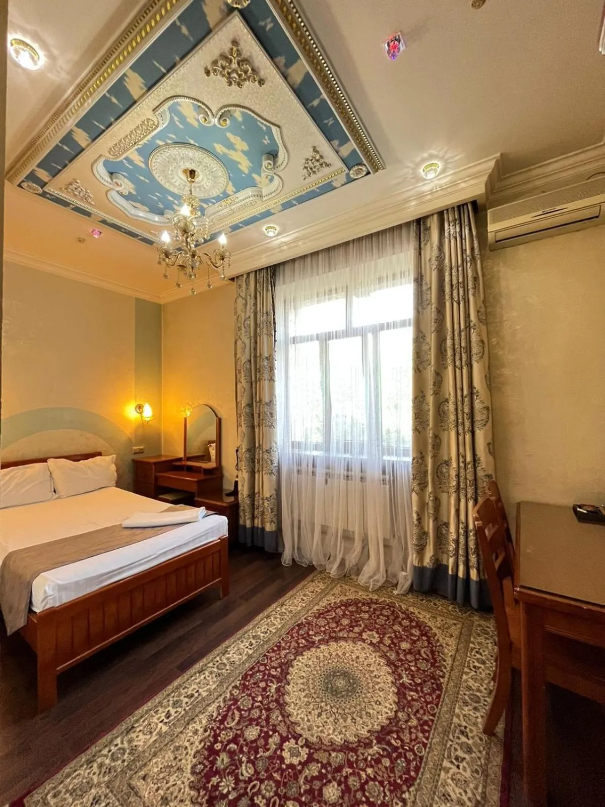 Photo of the whole room, Bed in Akzhol Hotel Almaty