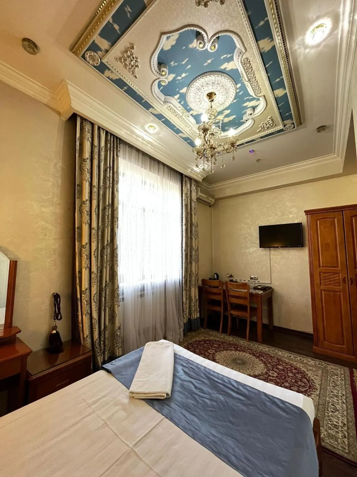 Bed in Akzhol Hotel Almaty