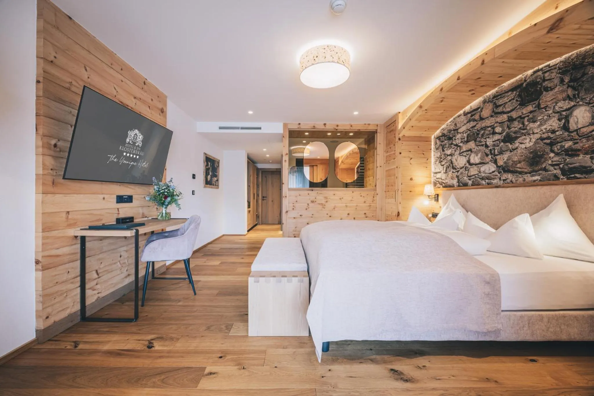 Bed in Hotel Klosterbräu