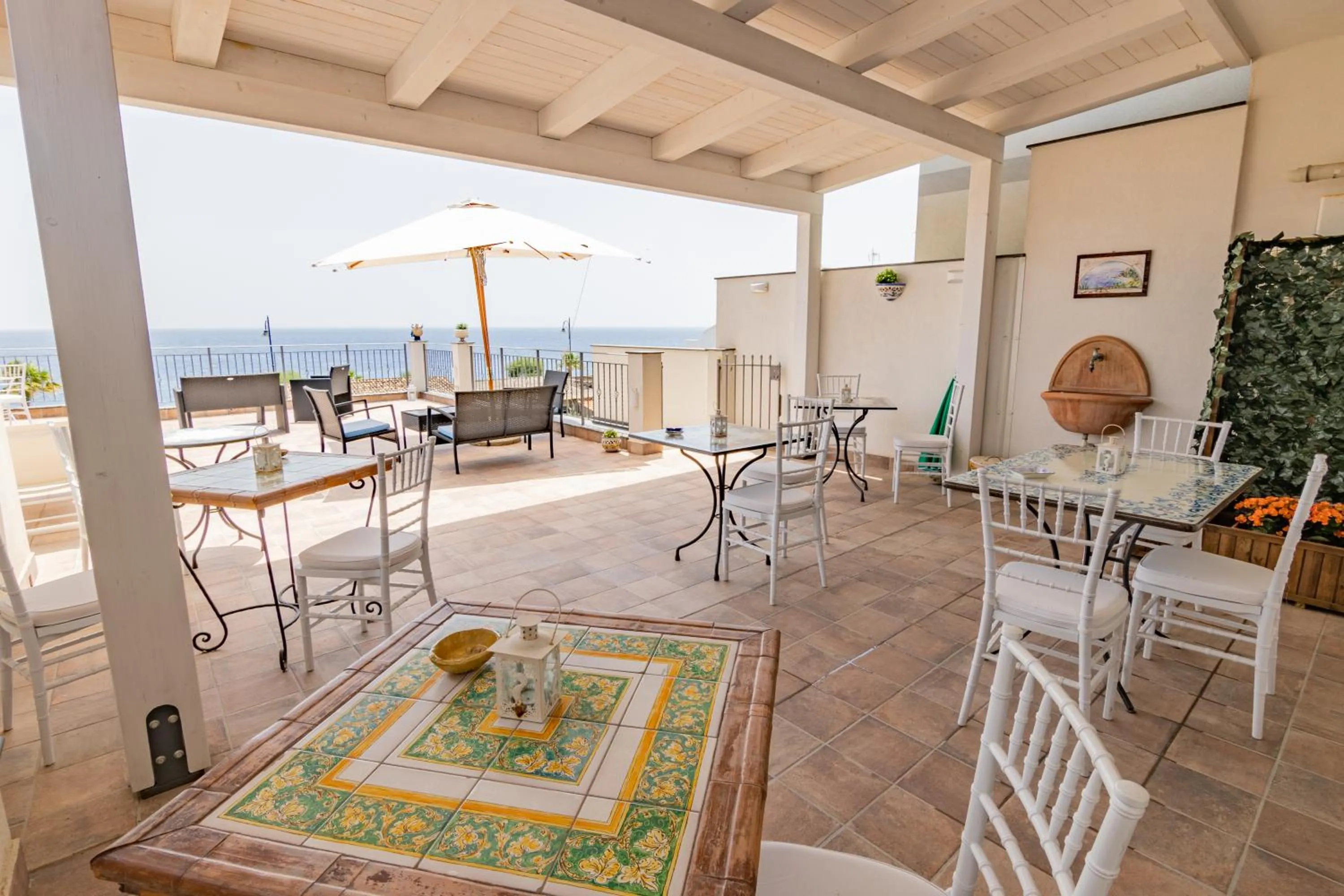 Balcony/Terrace in B&B Ottocento Sul Mare