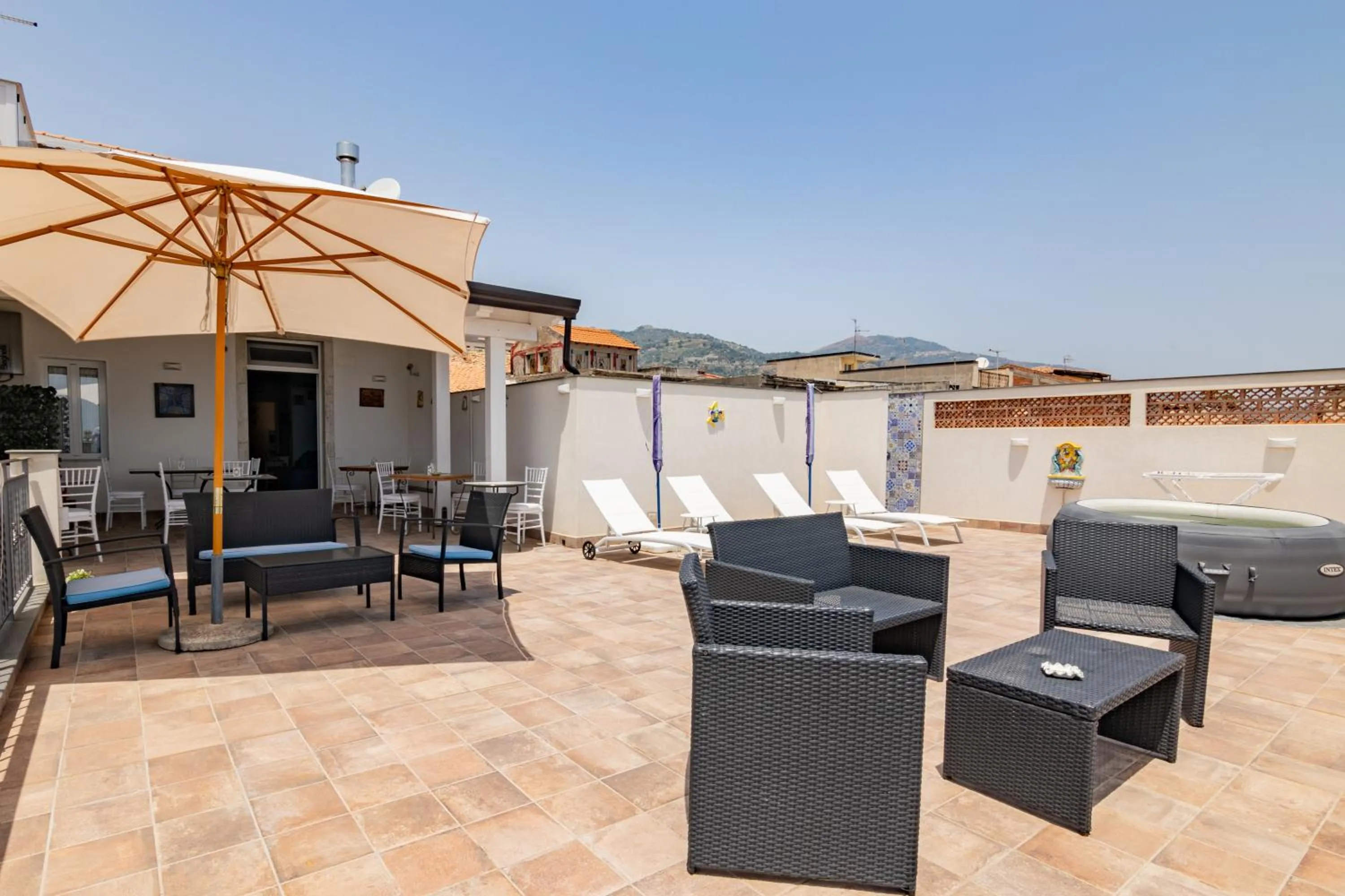 Balcony/Terrace in B&B Ottocento Sul Mare