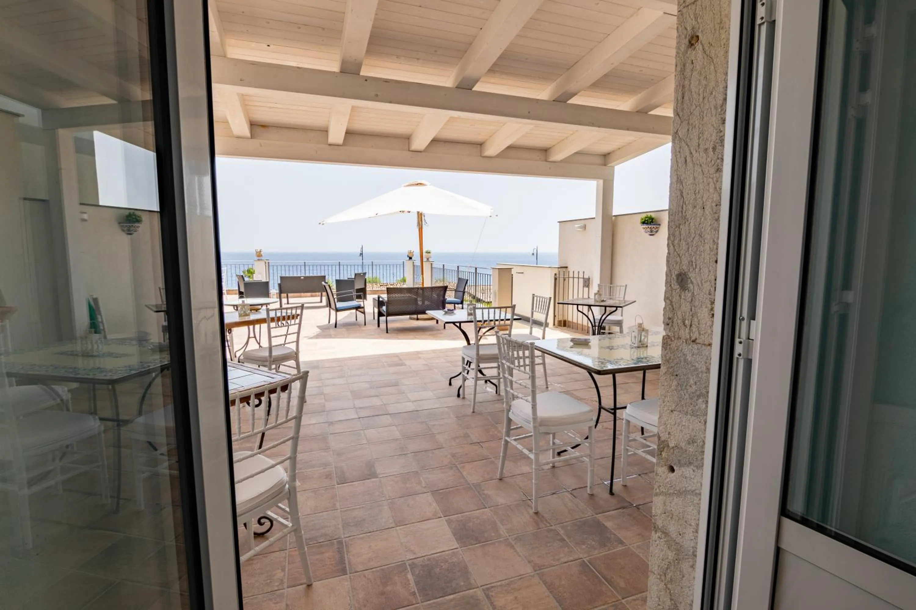 Balcony/Terrace in B&B Ottocento Sul Mare