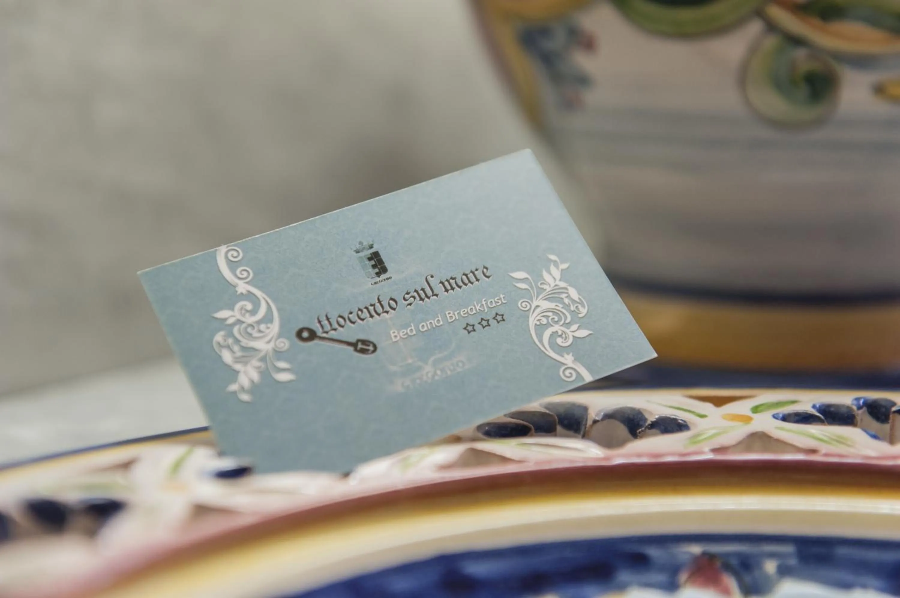 Decorative detail in B&B Ottocento Sul Mare