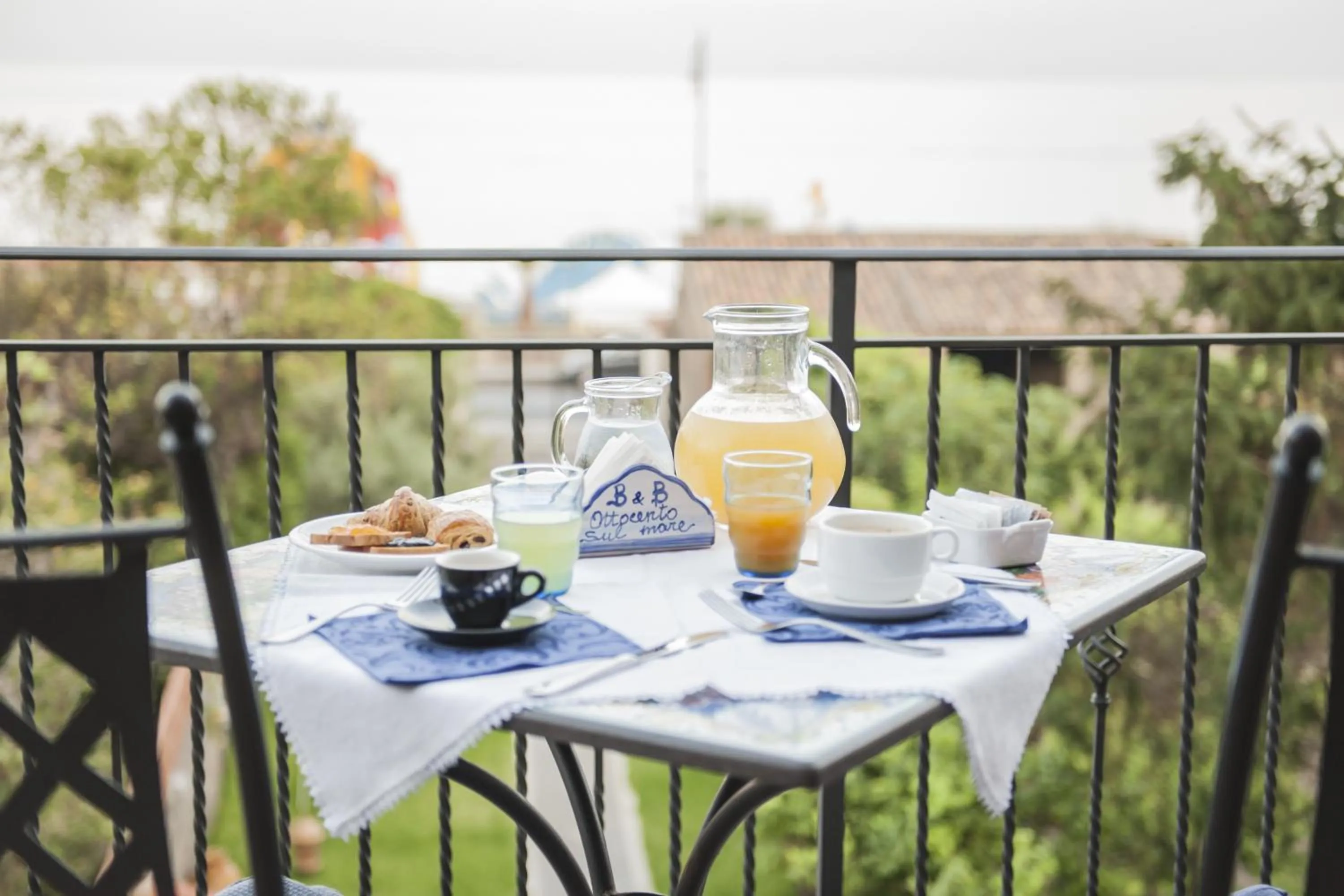 Balcony/Terrace in B&B Ottocento Sul Mare