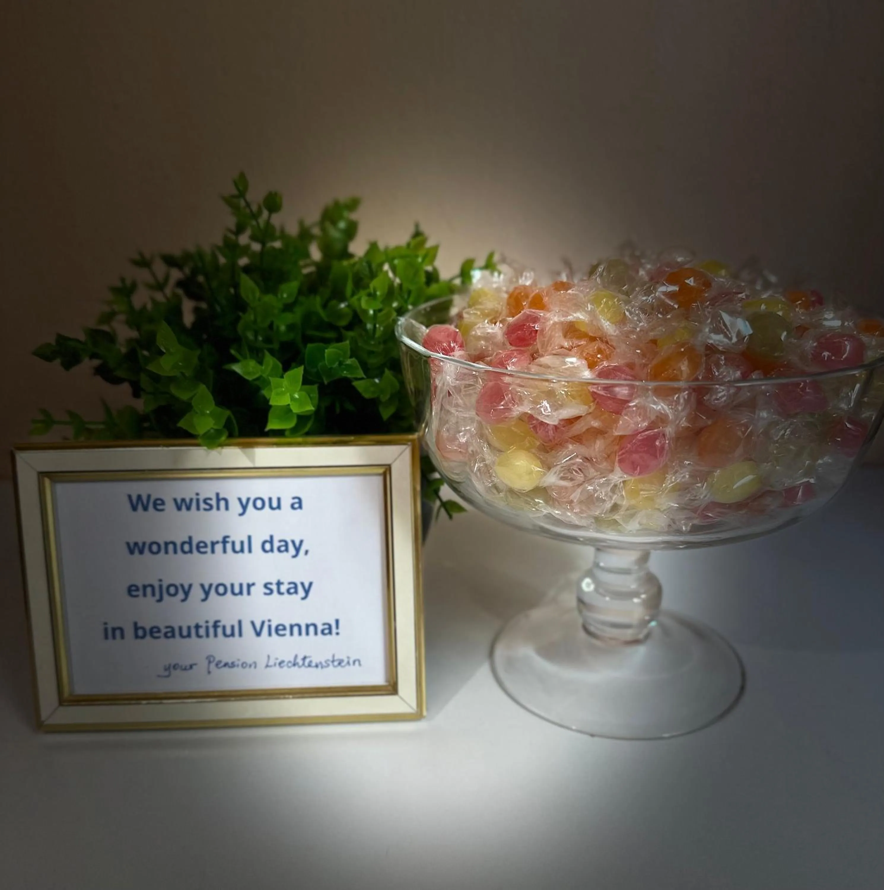 Lobby or reception in Pension Liechtenstein