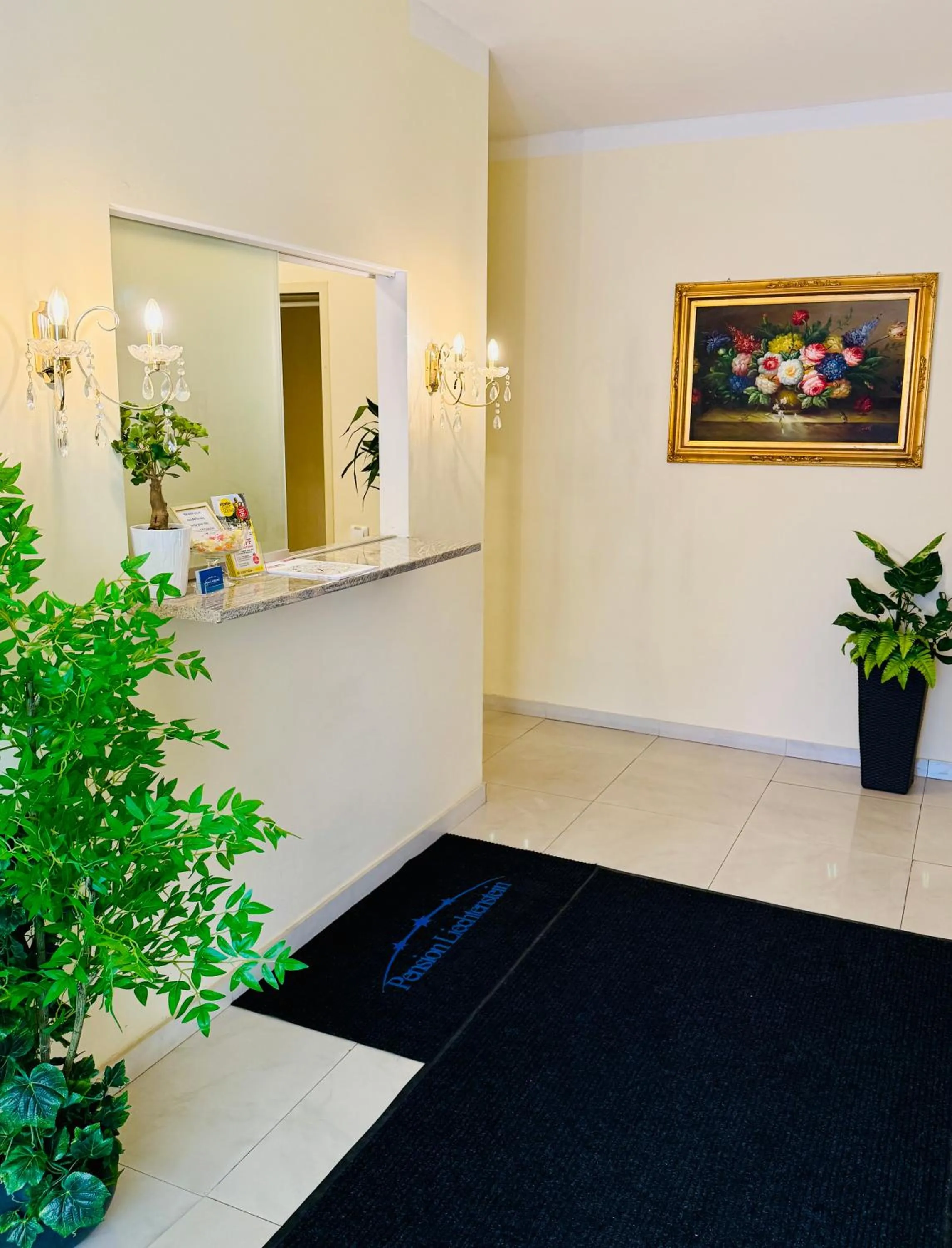 Lobby or reception in Pension Liechtenstein