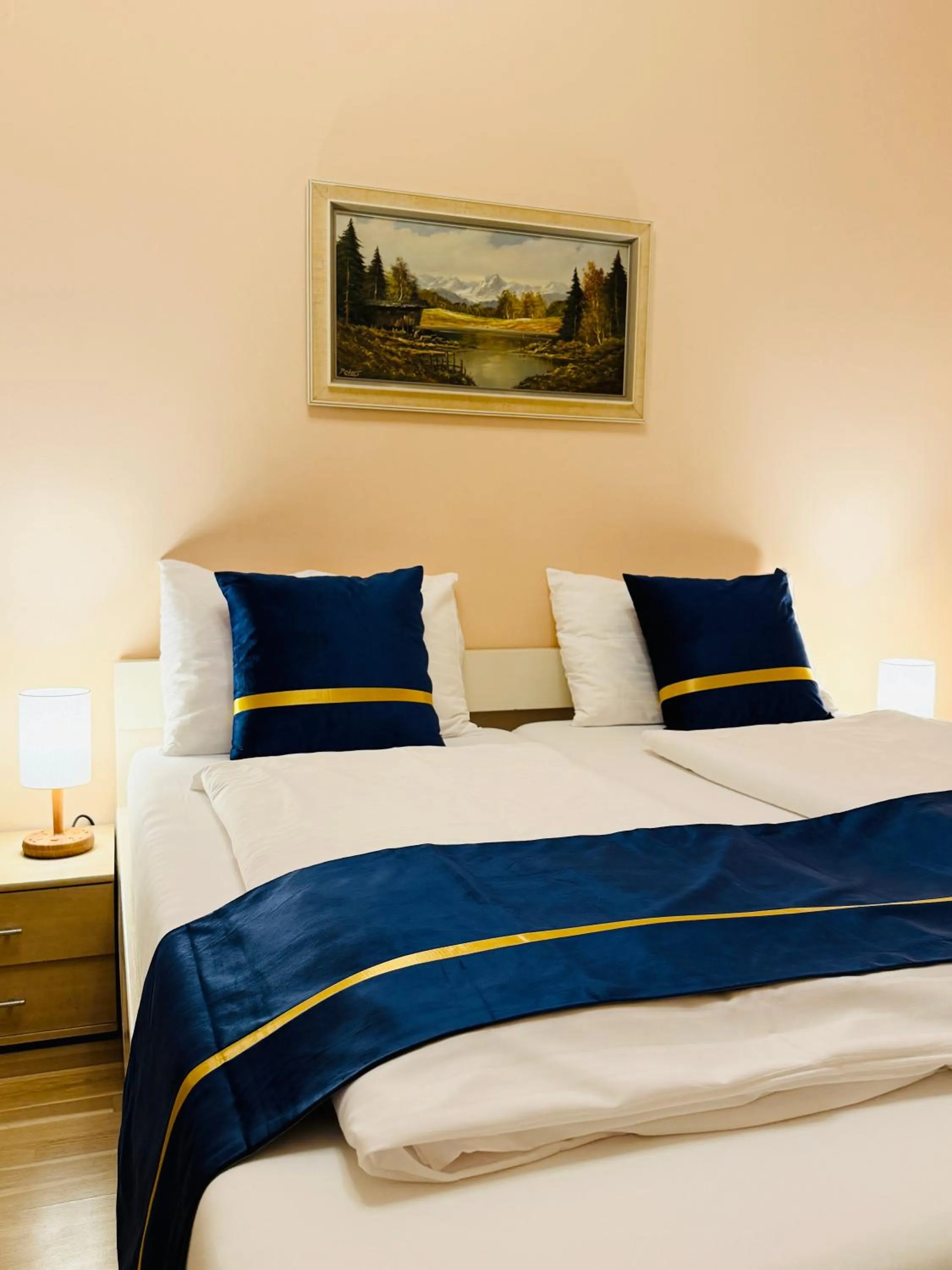 Bed in Pension Liechtenstein