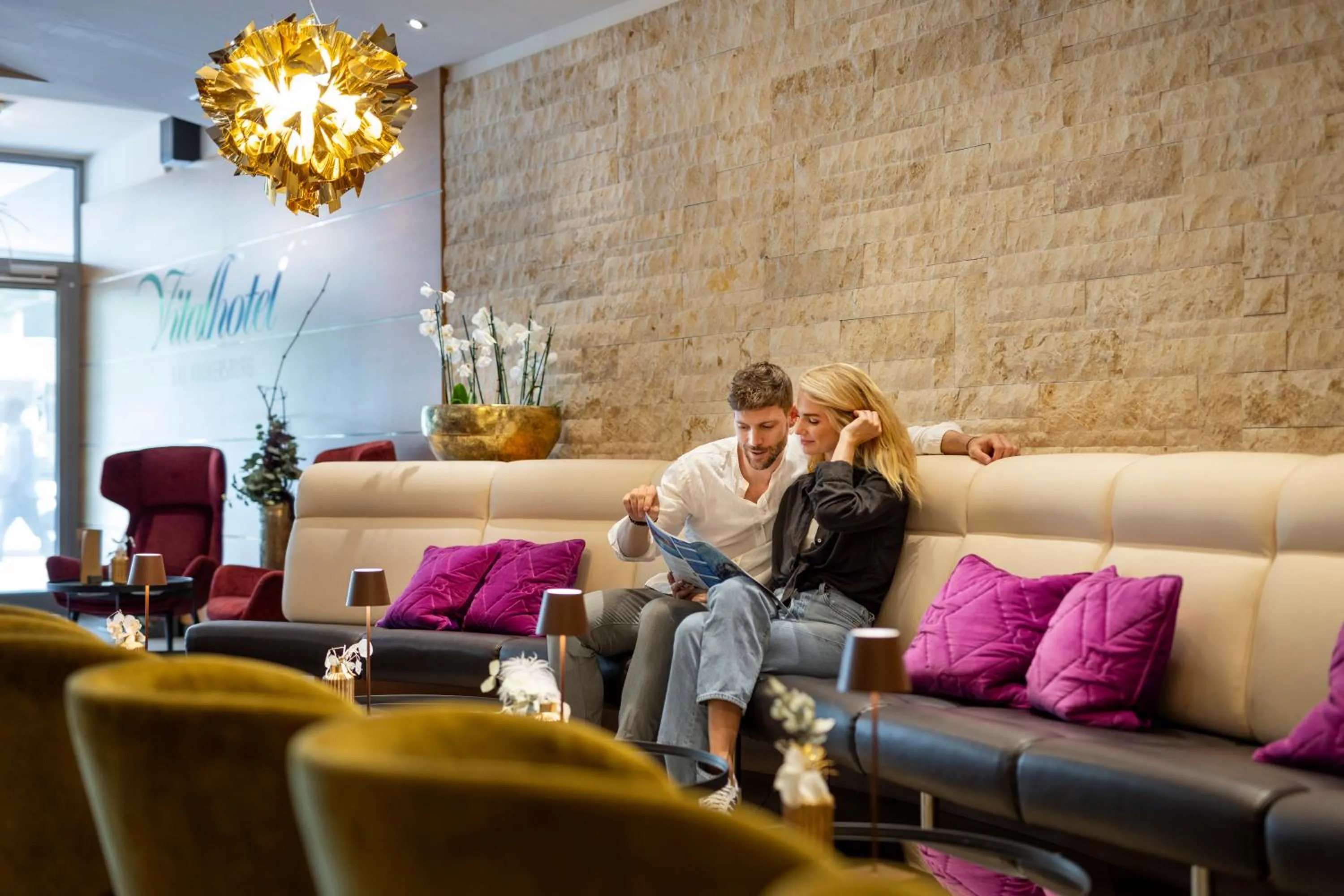 Lobby or reception in Vitalhotel der Parktherme - inkl Thermeneintritt & Sauna