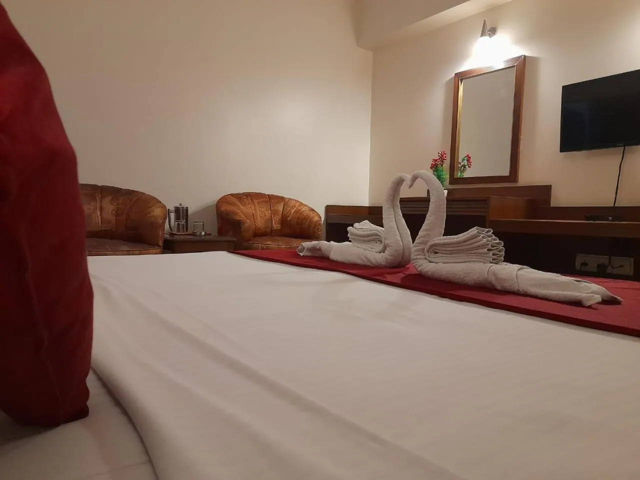 Bed in Hotel Maiden Residency