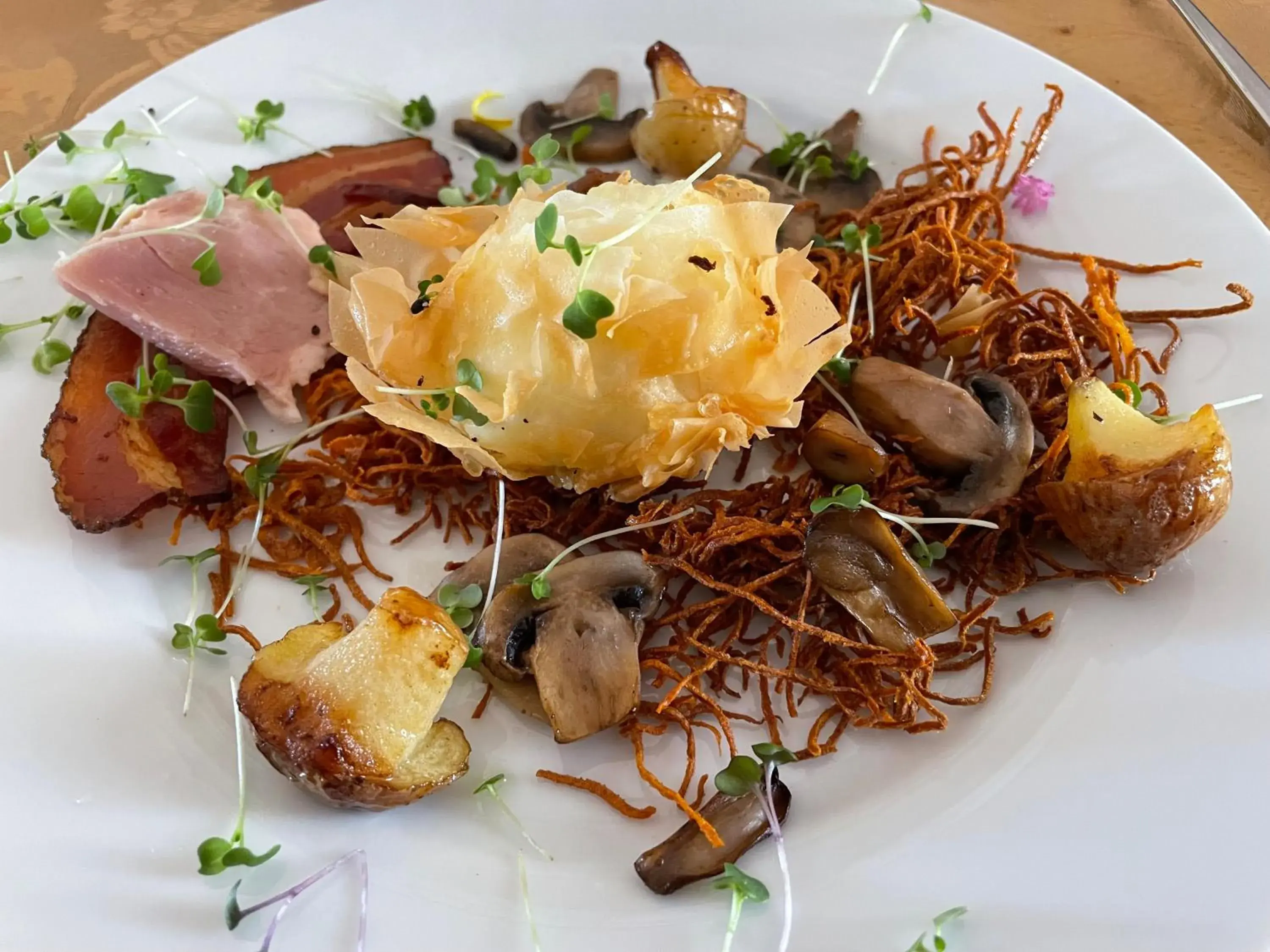 La maison de l'île d'Orléans -- déjeuner gastronomique à l'aveugle La maison de l'île d'Orléans -- déjeuner gastronomique à l'aveugle