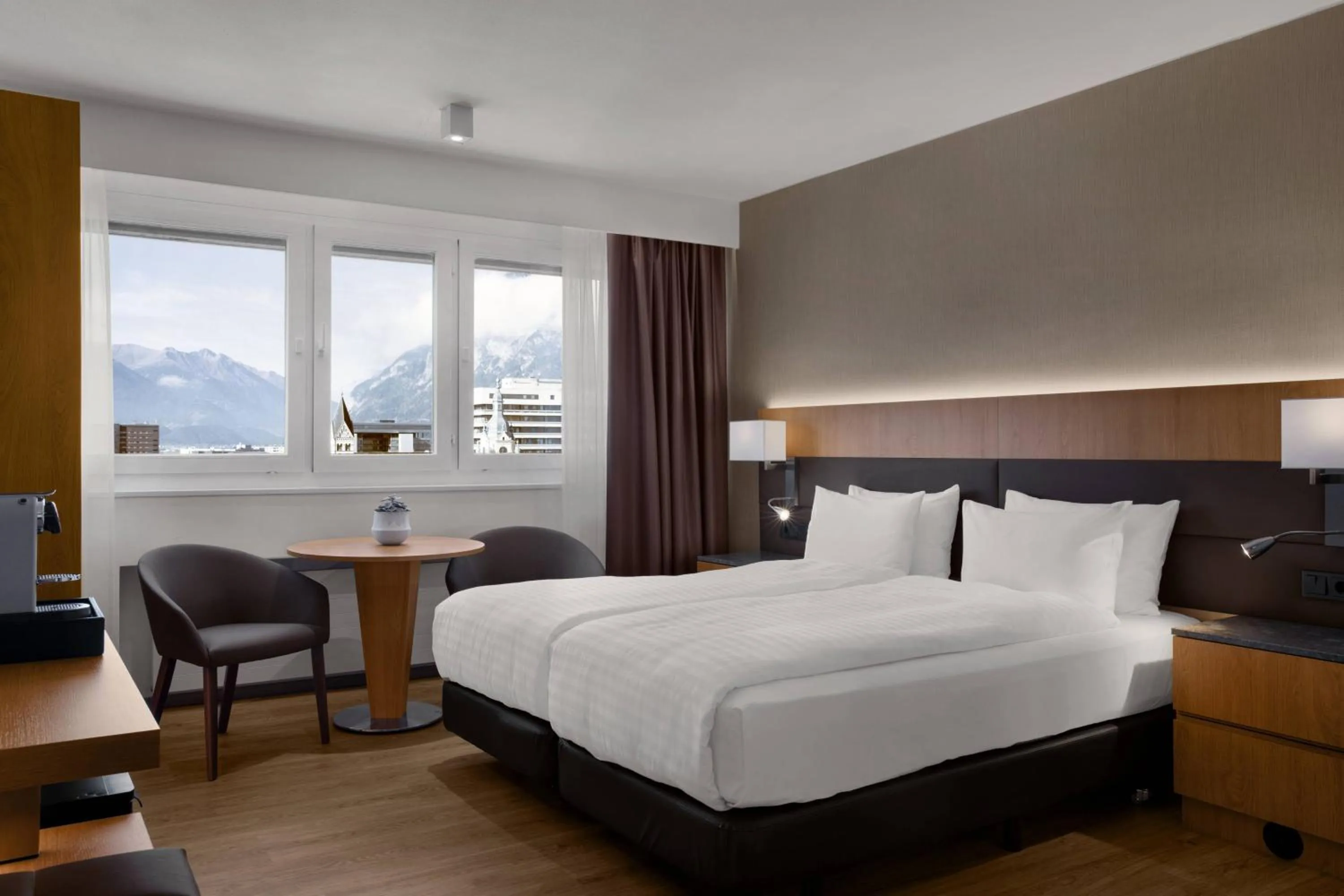 Photo of the whole room, Bed in AC Hotel by Marriott Innsbruck