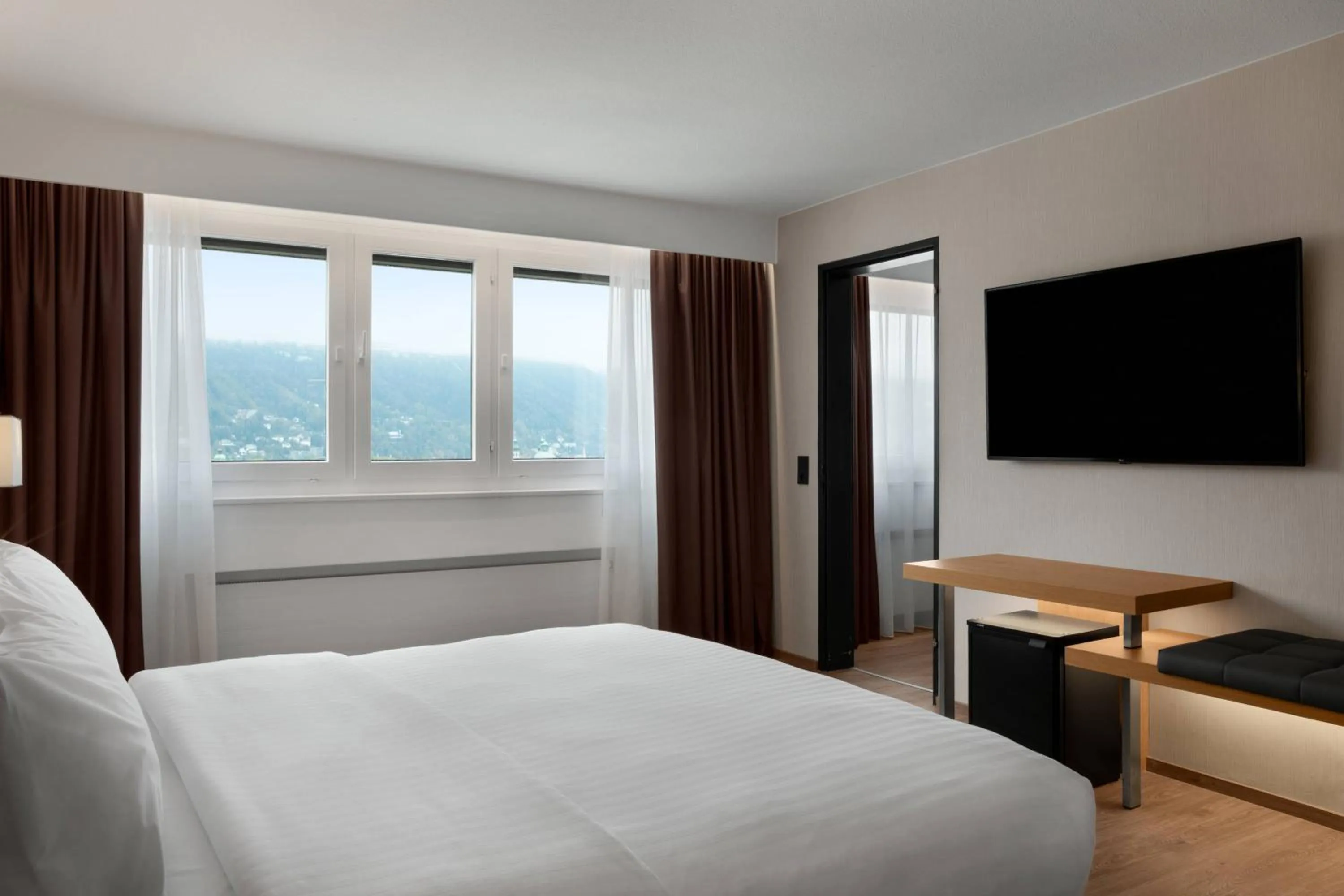 Bedroom, Bed in AC Hotel by Marriott Innsbruck