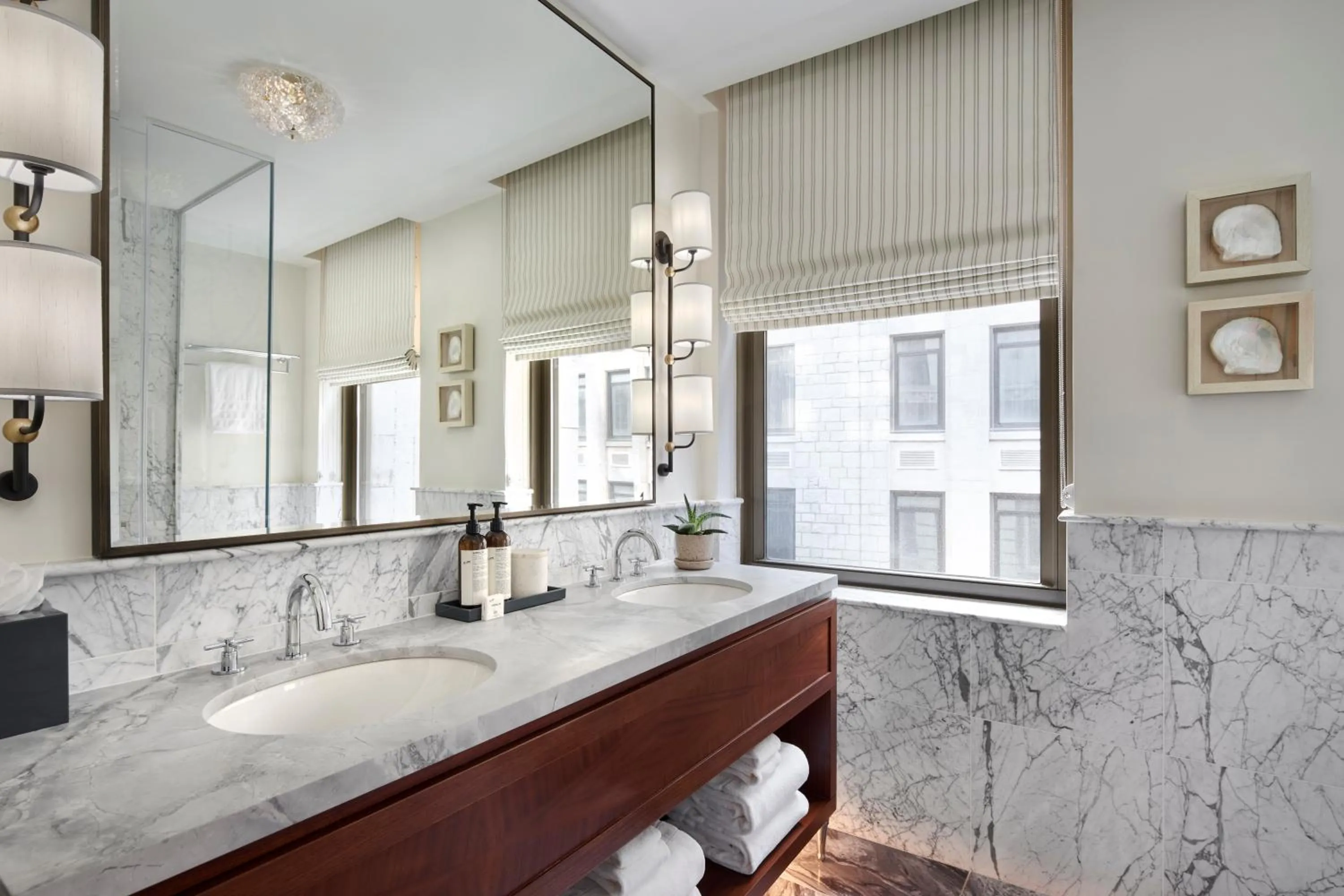 Bathroom in The Wall Street Hotel New York City