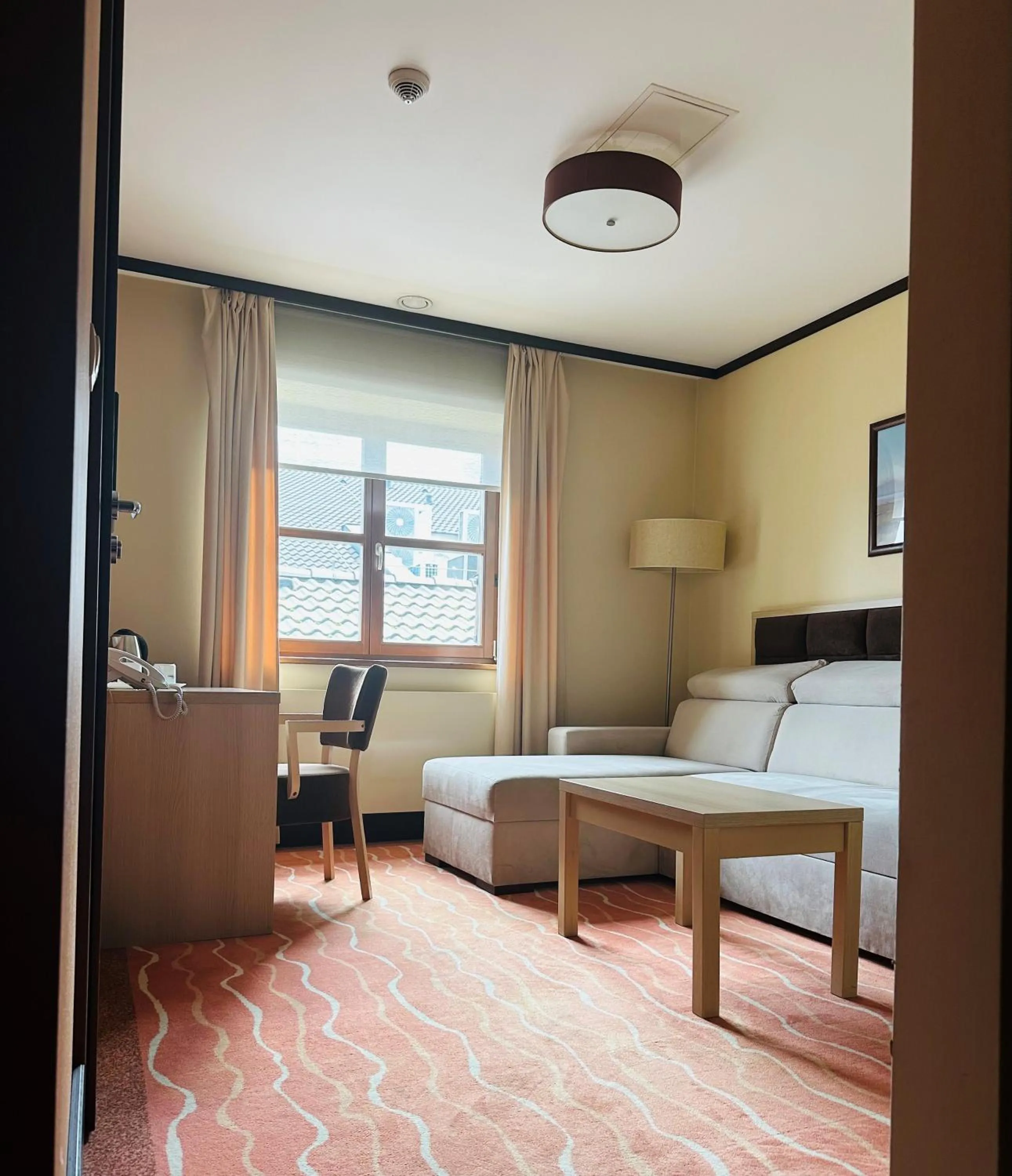 Bed in Hotel Skarbek