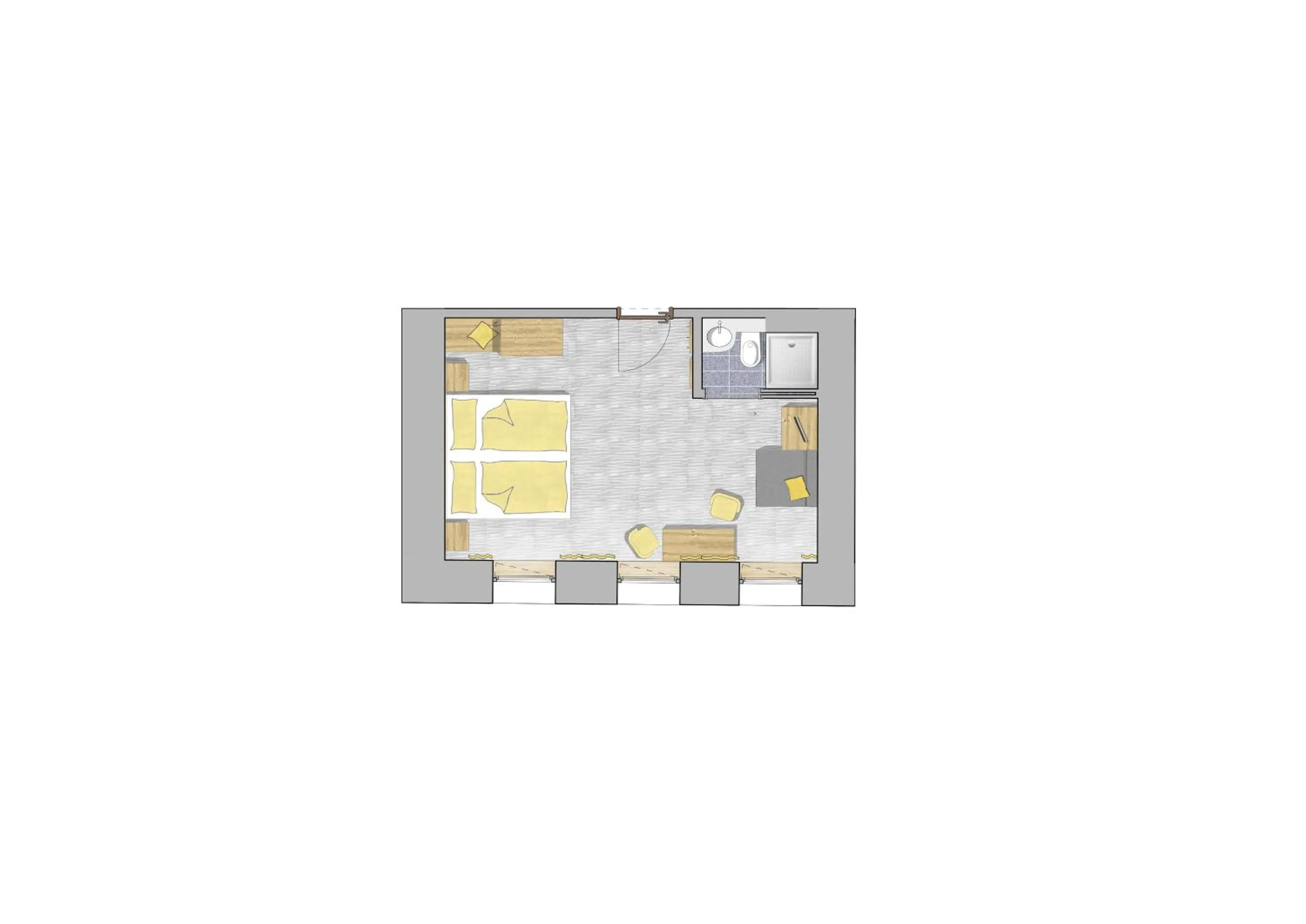 Photo of the whole room in Hotel Zum Mohren