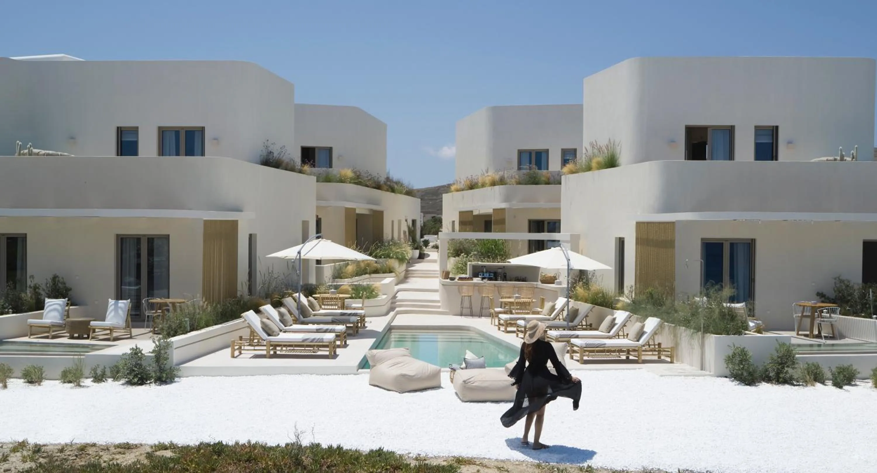 Property building in White Pebble Suites