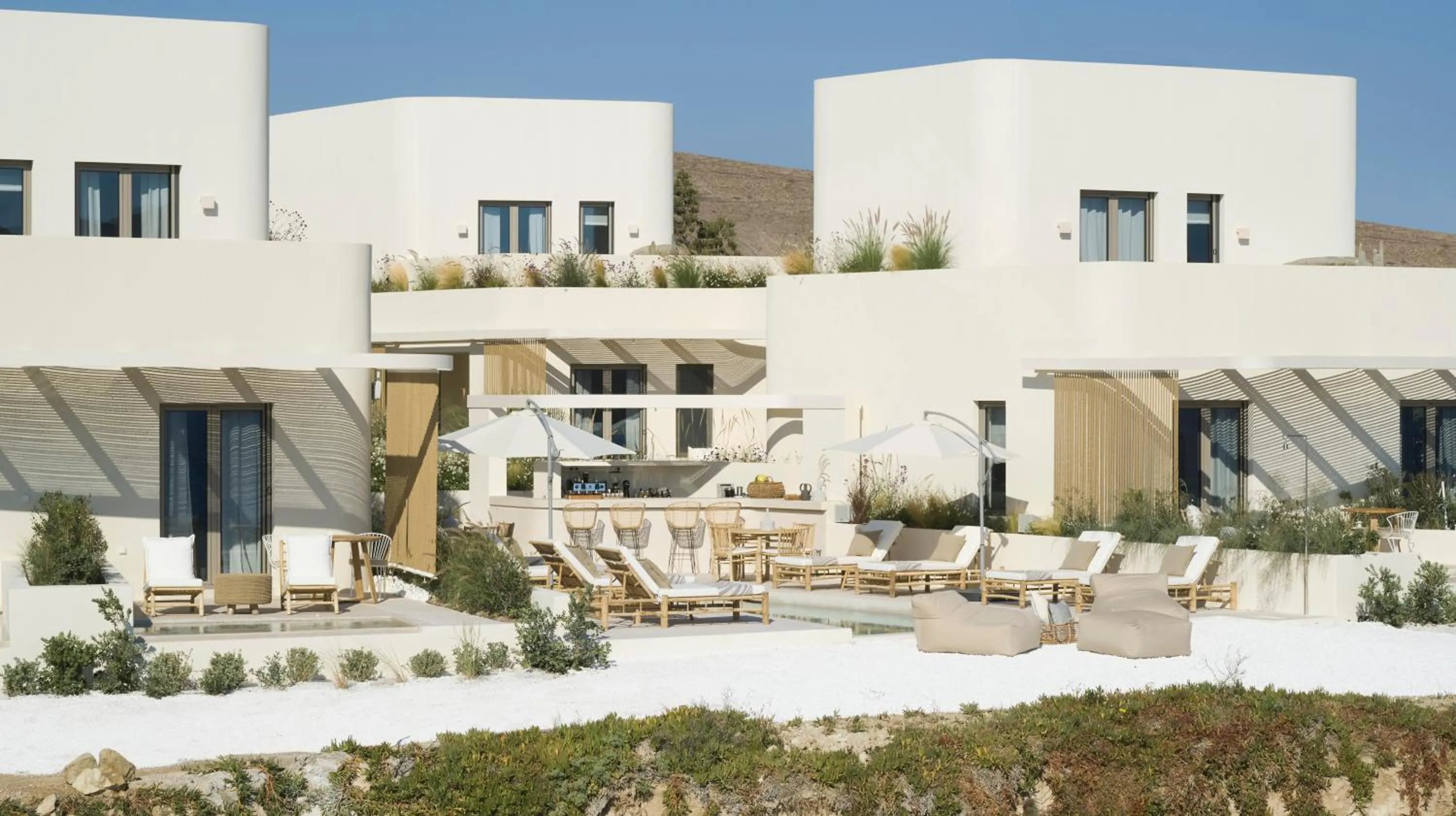 Property building in White Pebble Suites