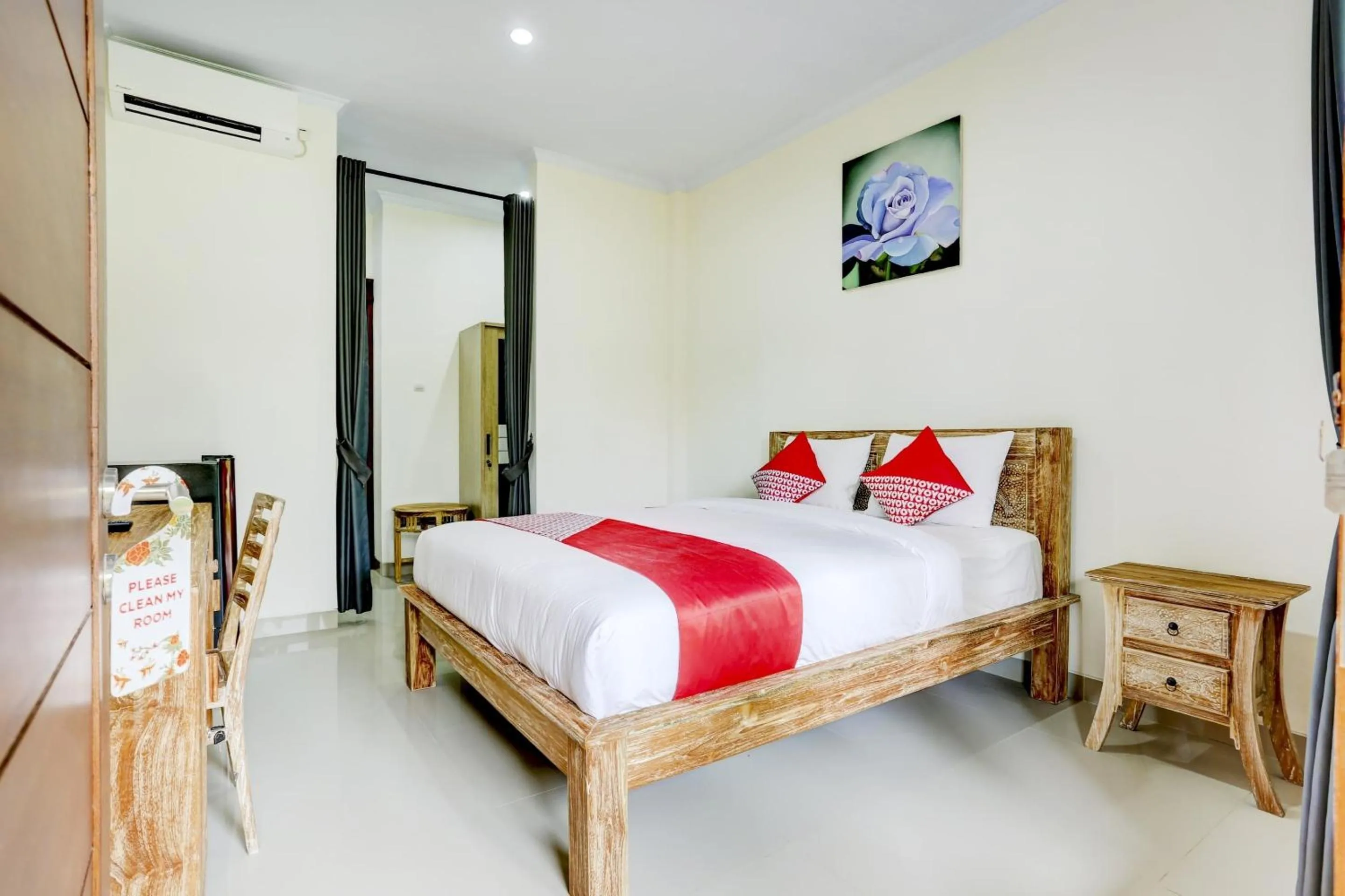 Bedroom, Bed in Hotel O March 67 Stay