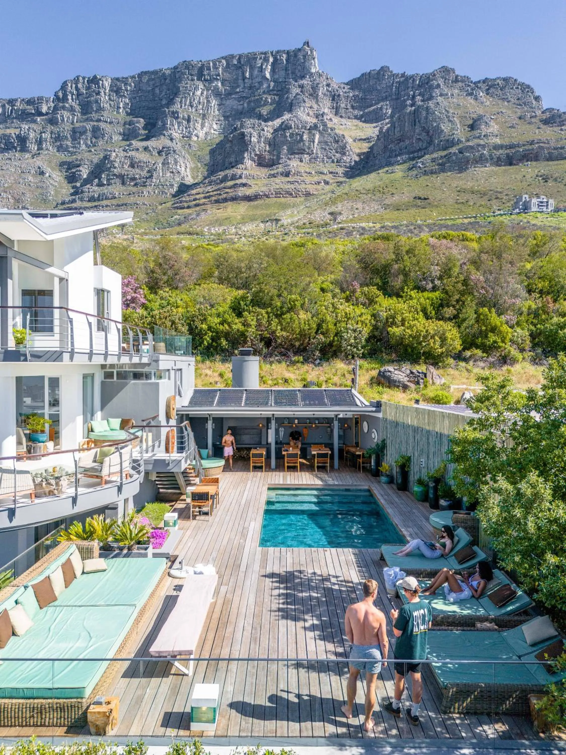 Swimming pool in Atzaró Cape Town