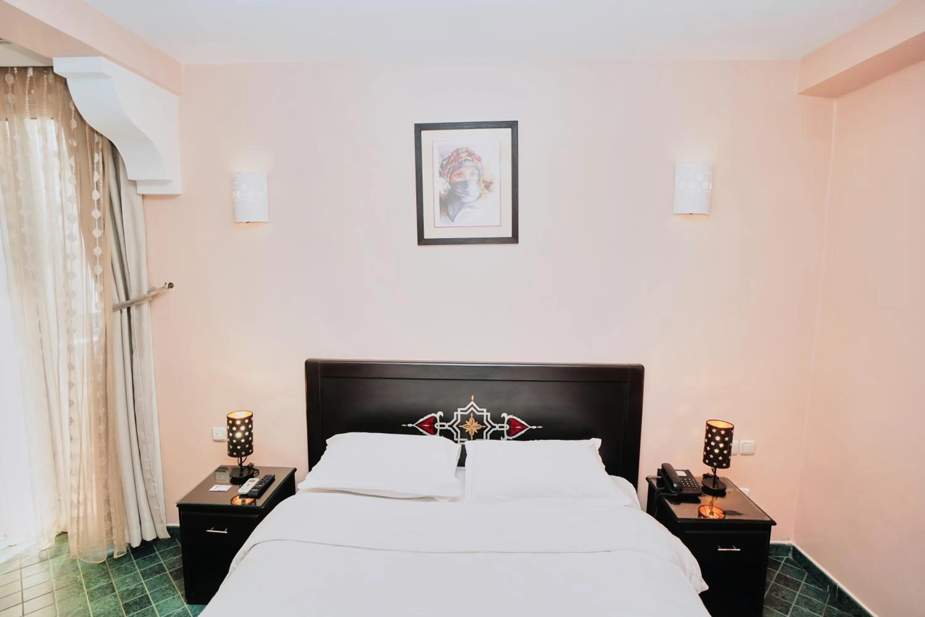 Bed in Hôtel Texuda