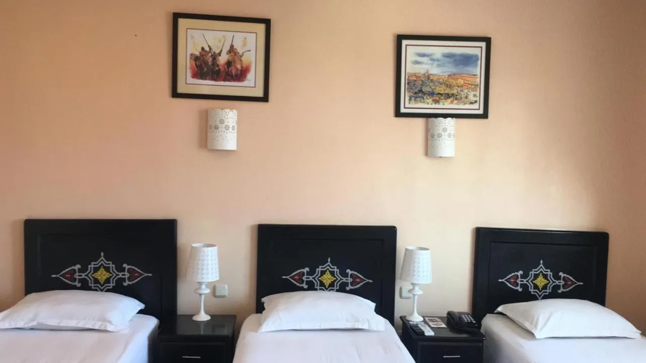 Bed in Hôtel Texuda