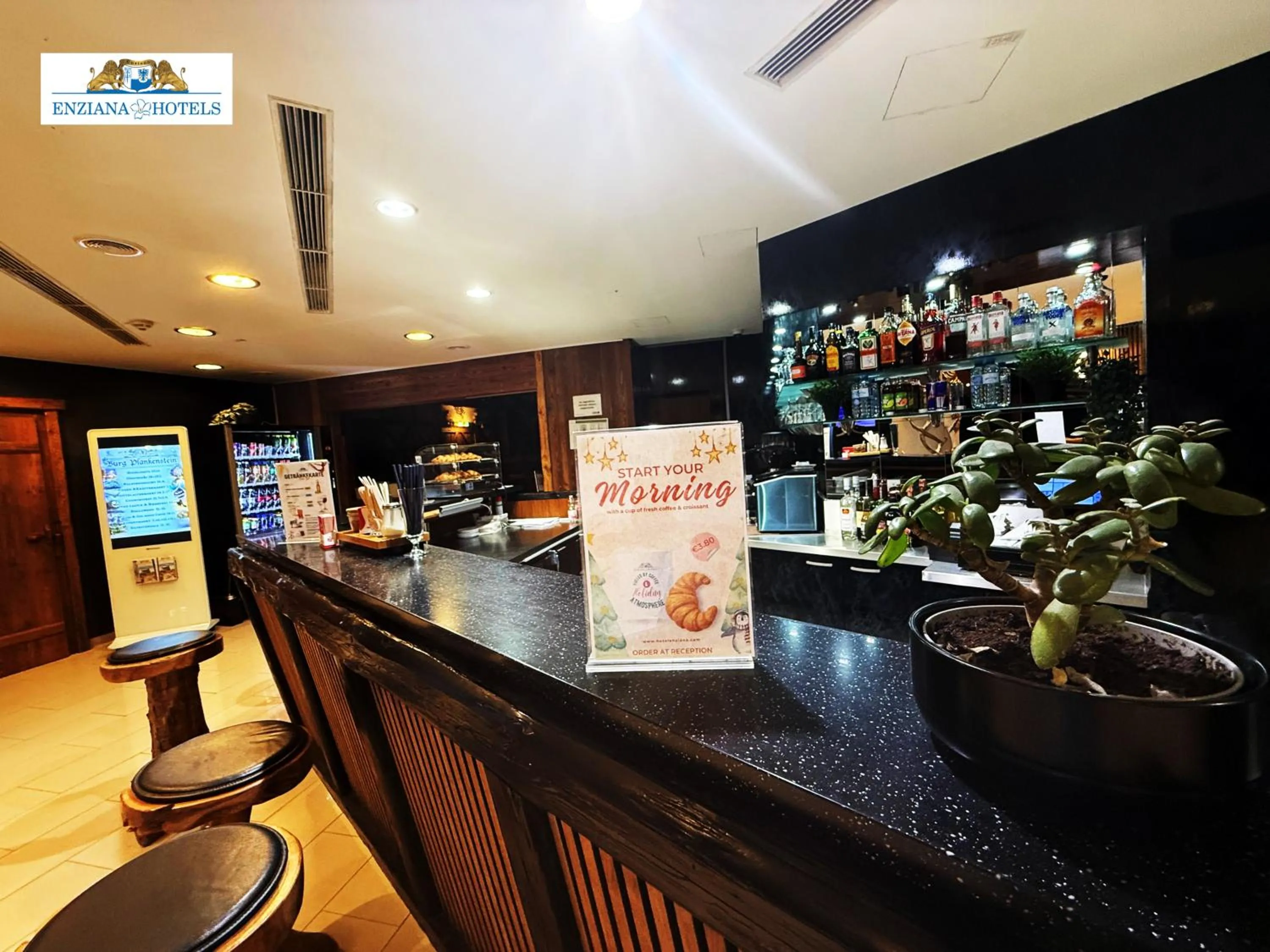 Lounge or bar in Hotel Enziana Wien