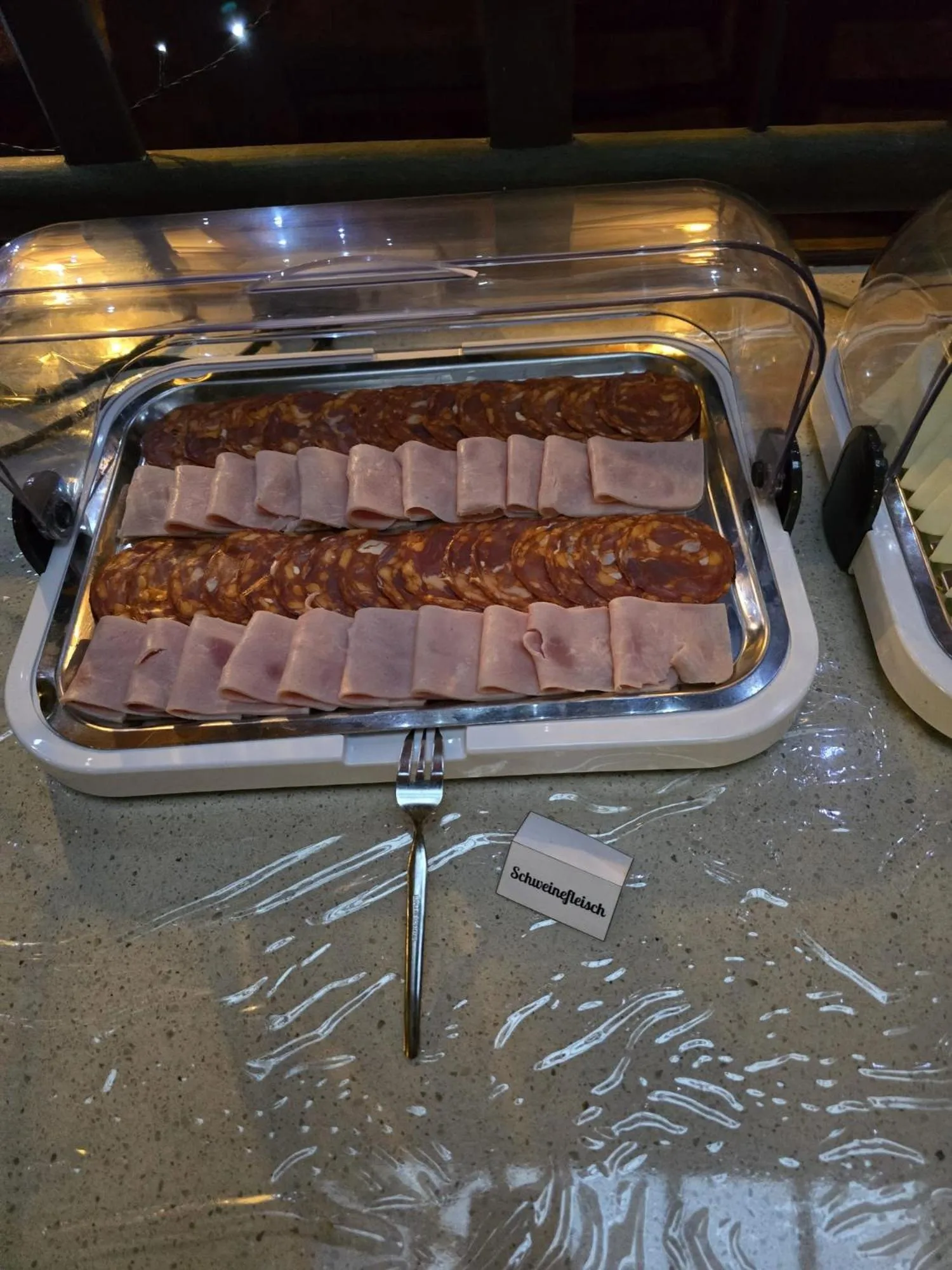 Buffet breakfast in Hotel Enziana Wien