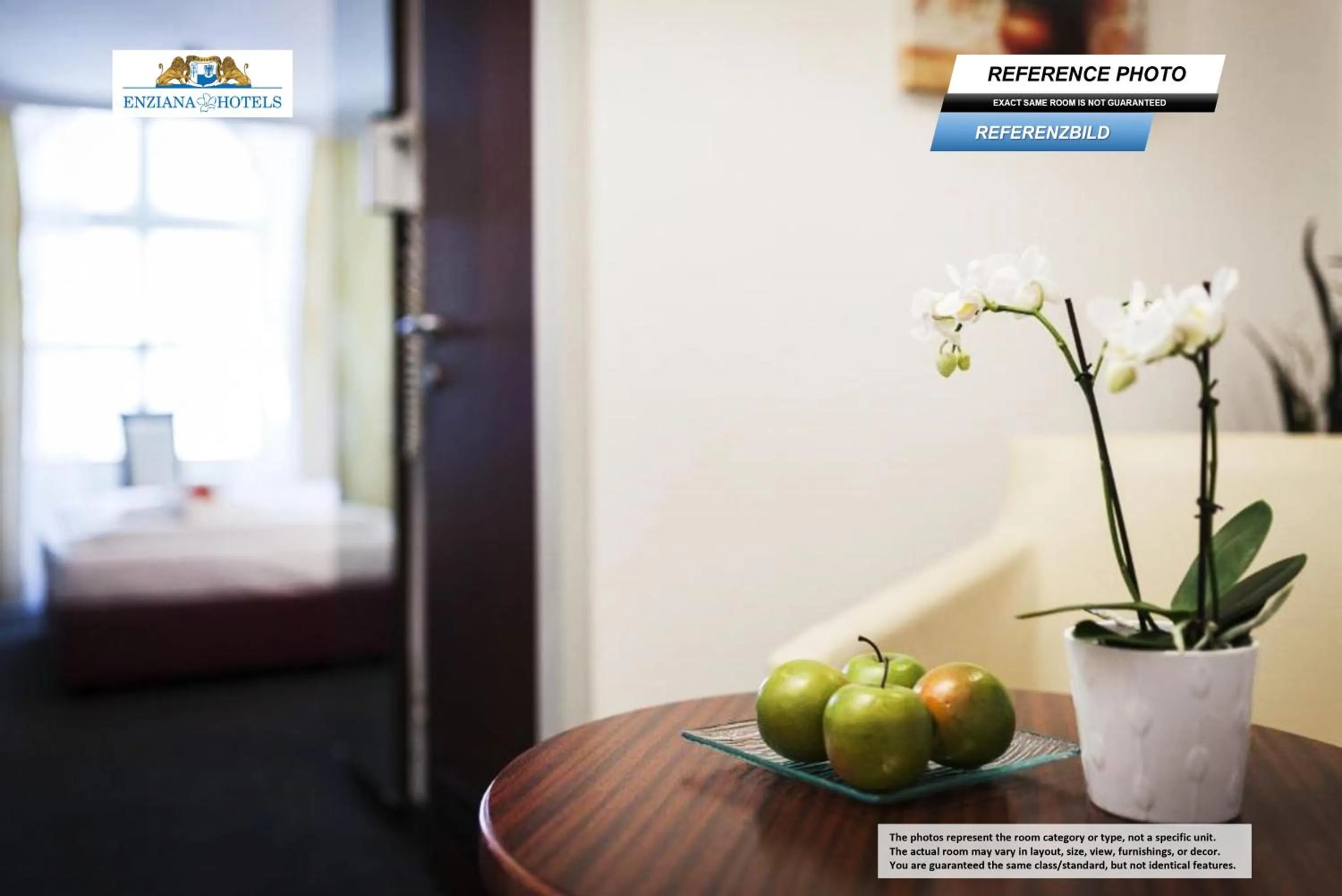 Decorative detail, Bed in Hotel Enziana Wien