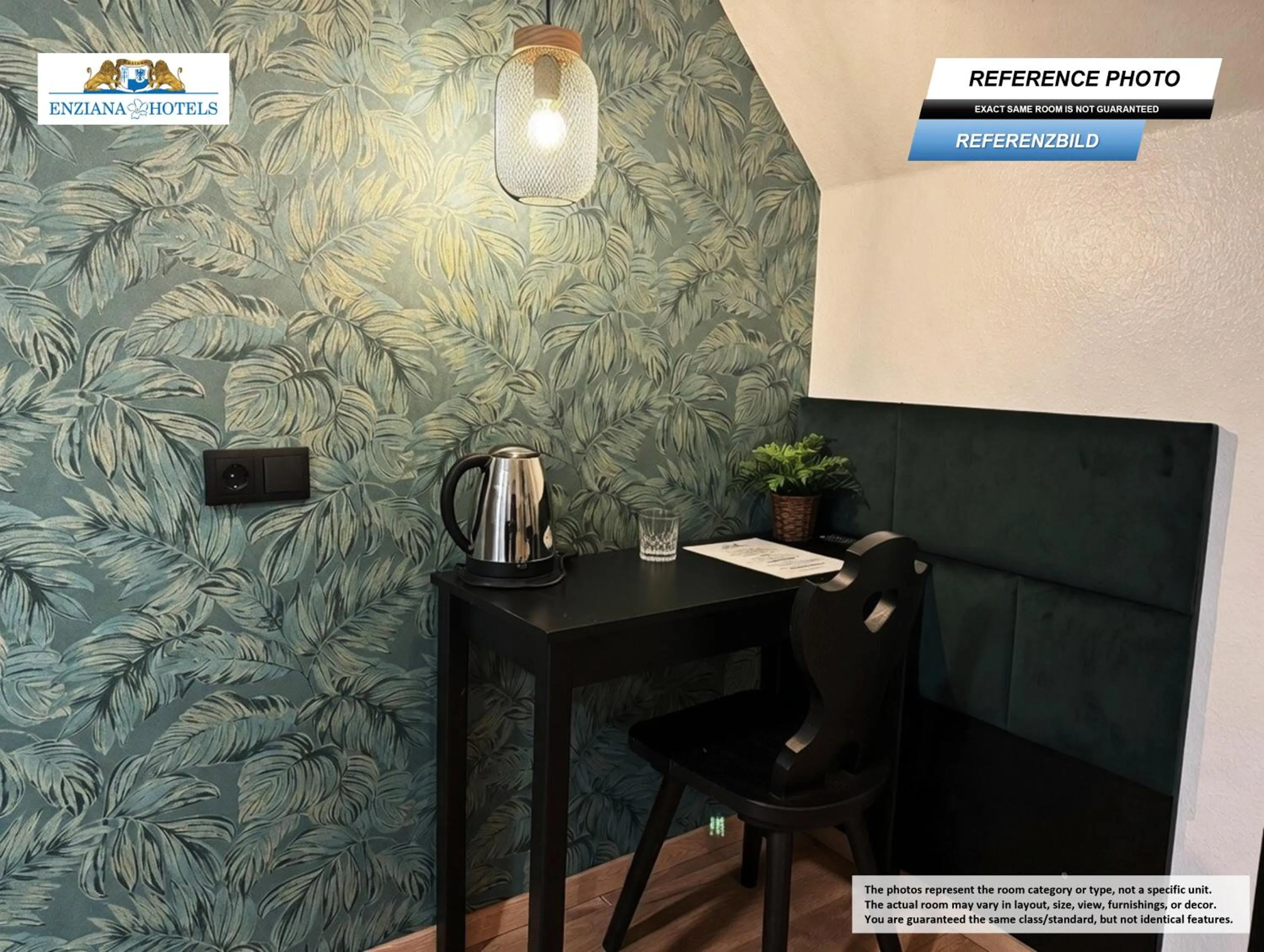 Seating area in Hotel Enziana Wien