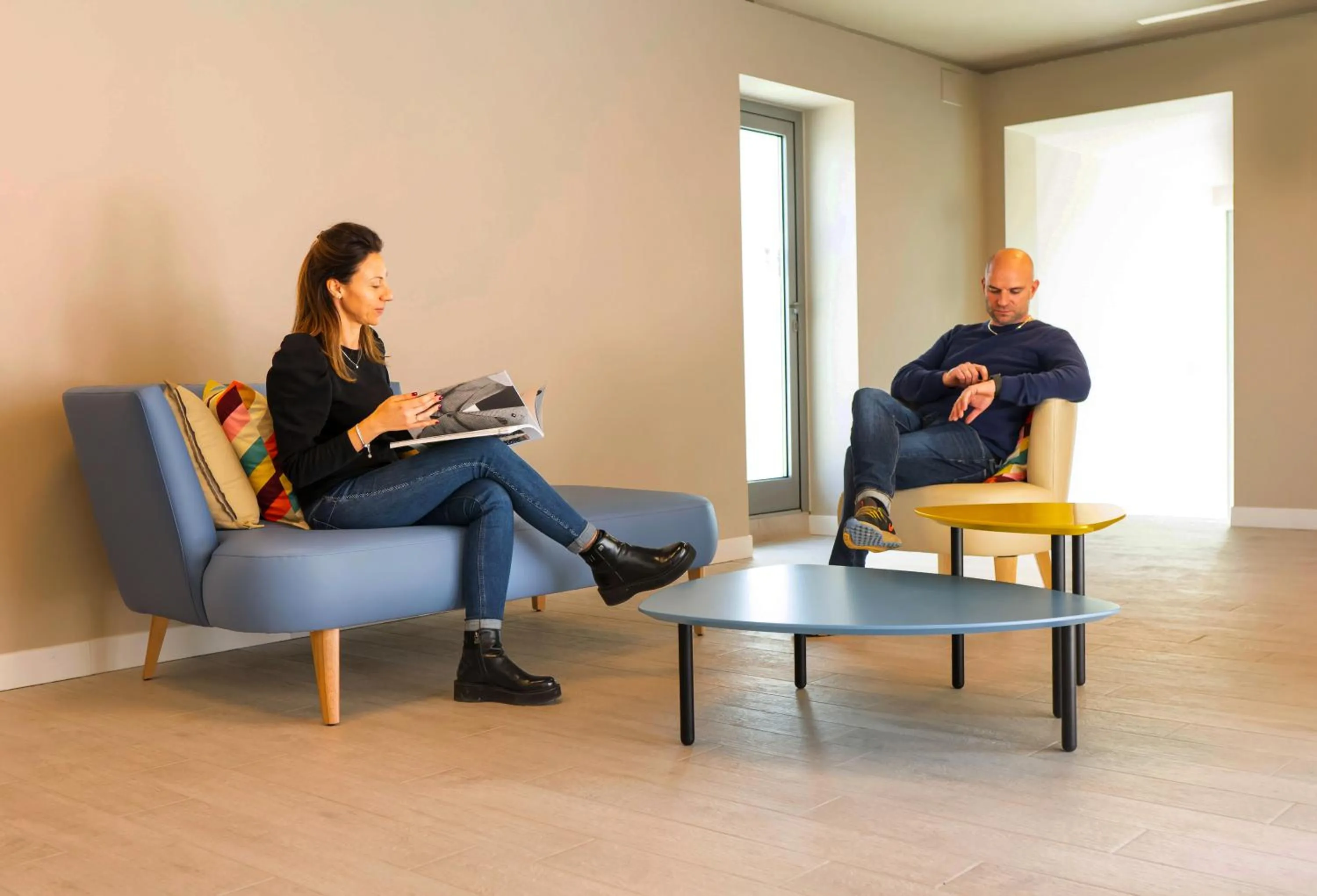 Communal lounge/ TV room in La Perla