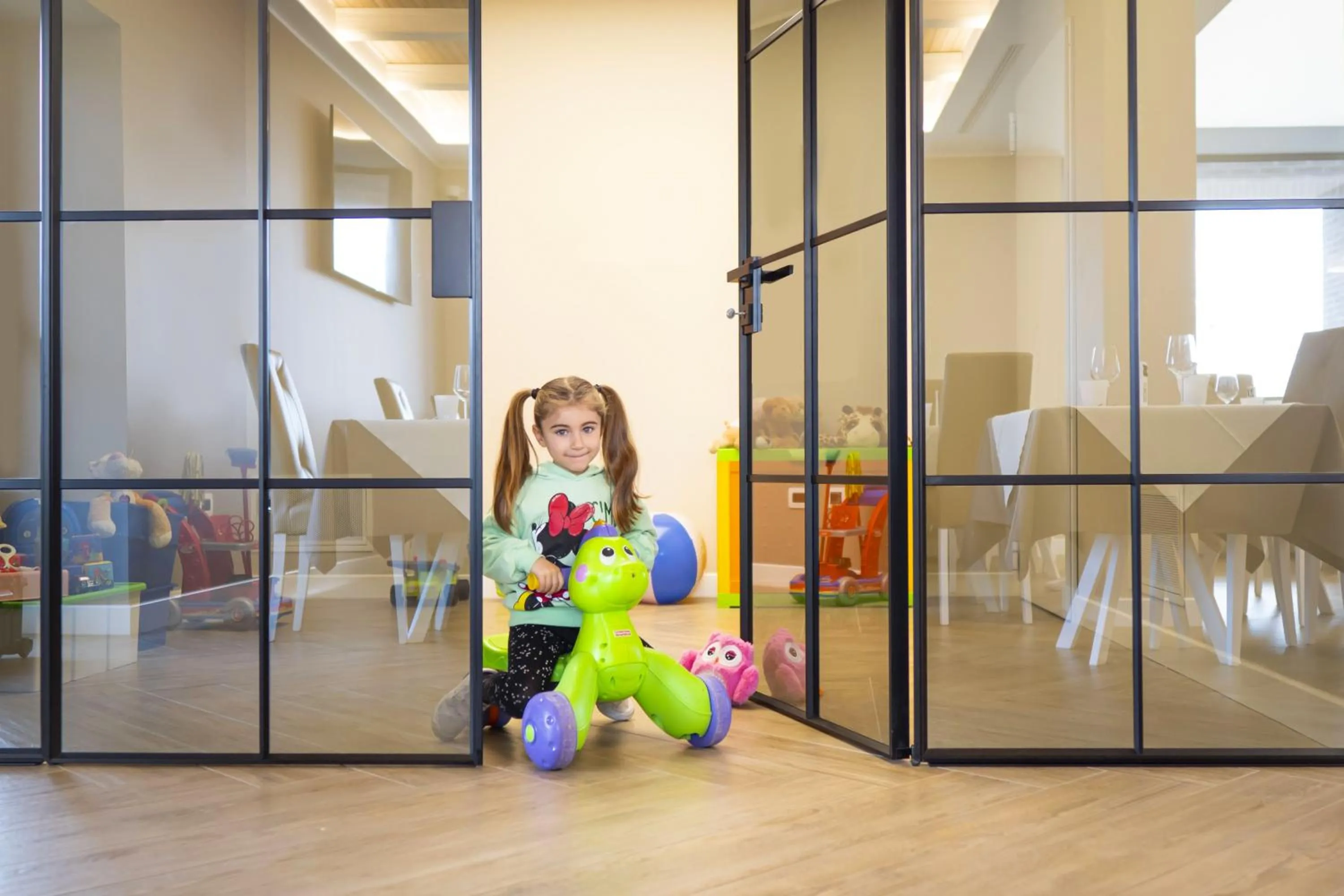 Children play ground in La Perla