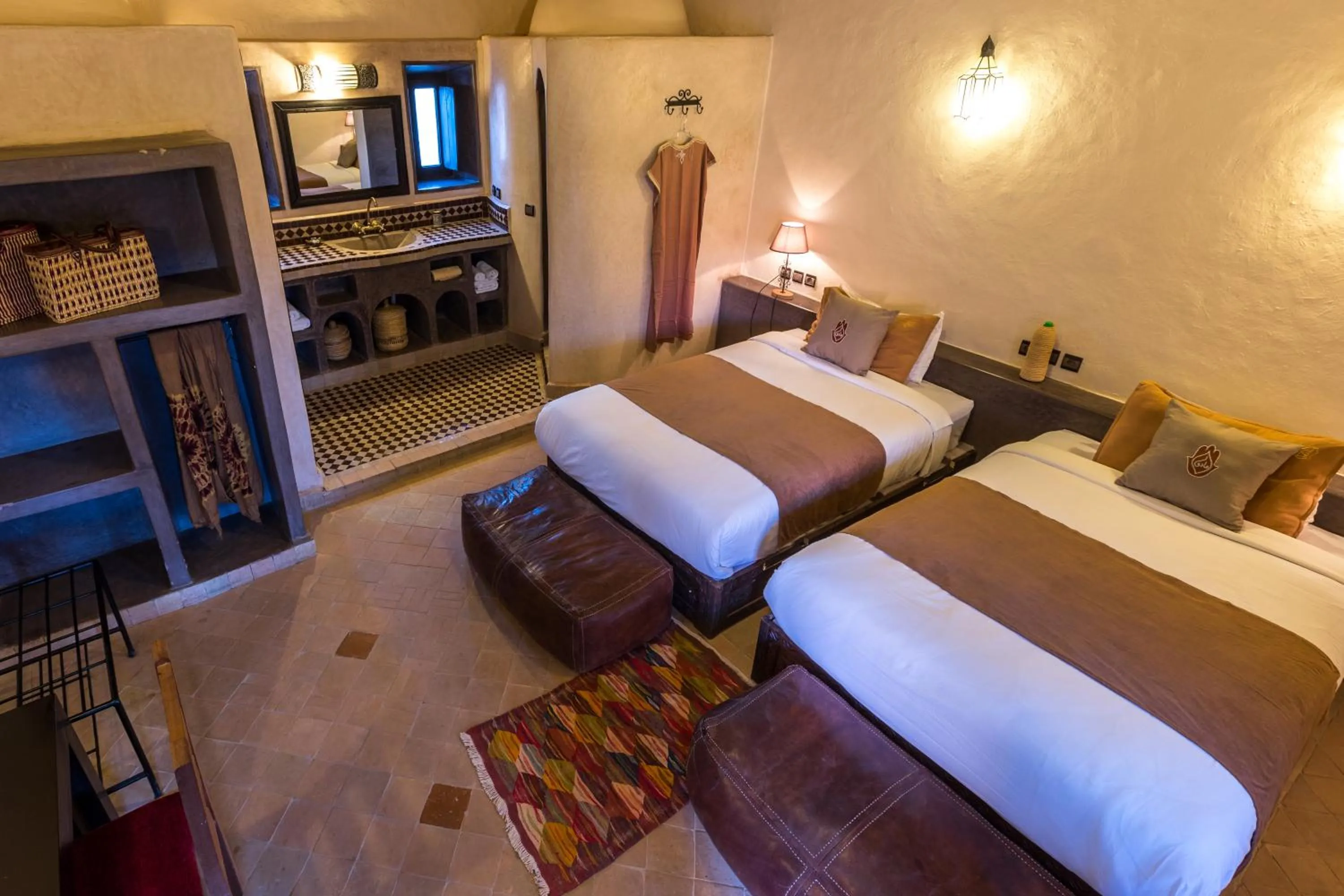 Bed in Riad Madu