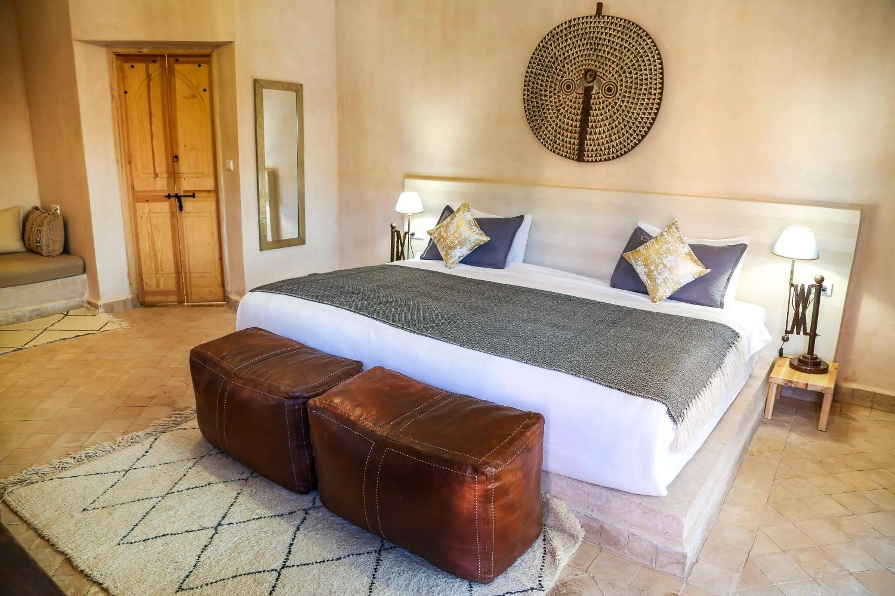 Bed in Riad Madu