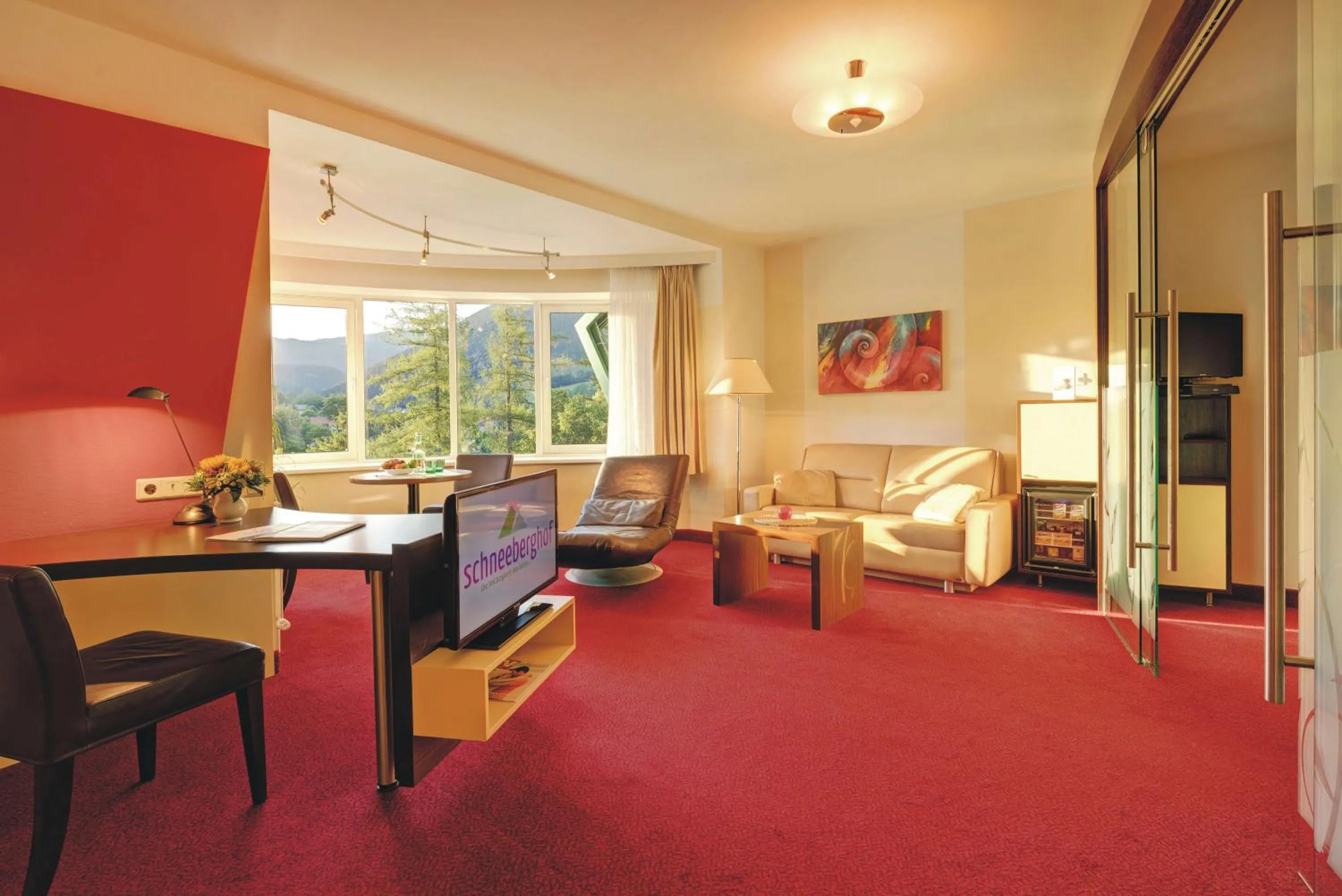 Living room in Hotel Schneeberghof