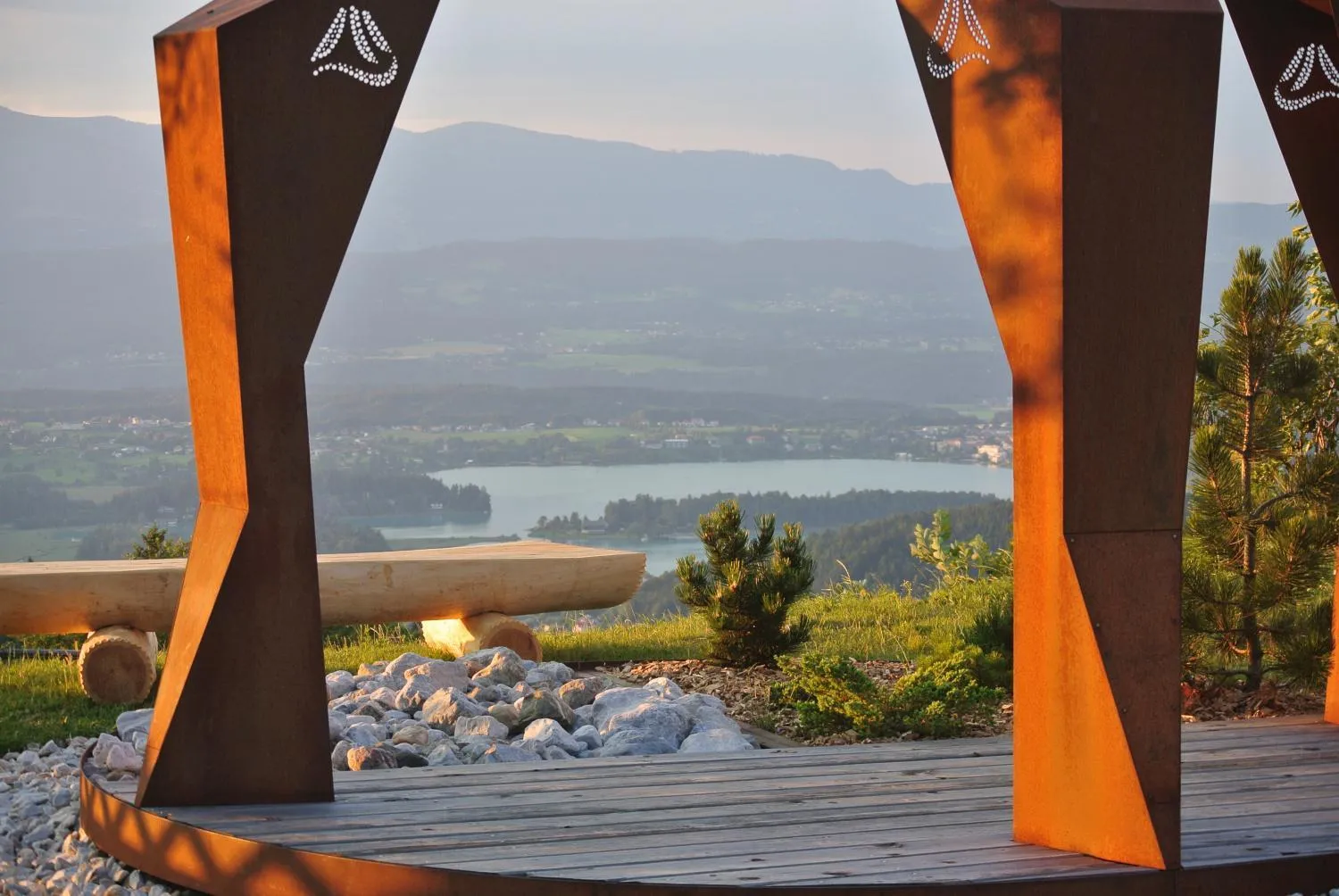 Lake view in Hotel Baumgartnerhof