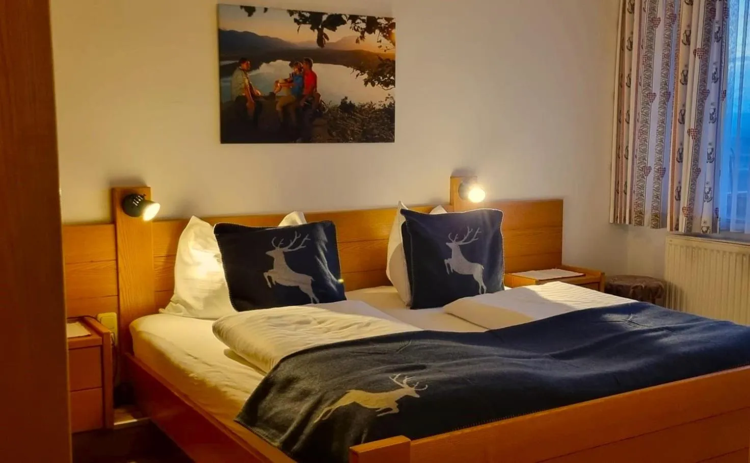 Bed in Hotel Baumgartnerhof