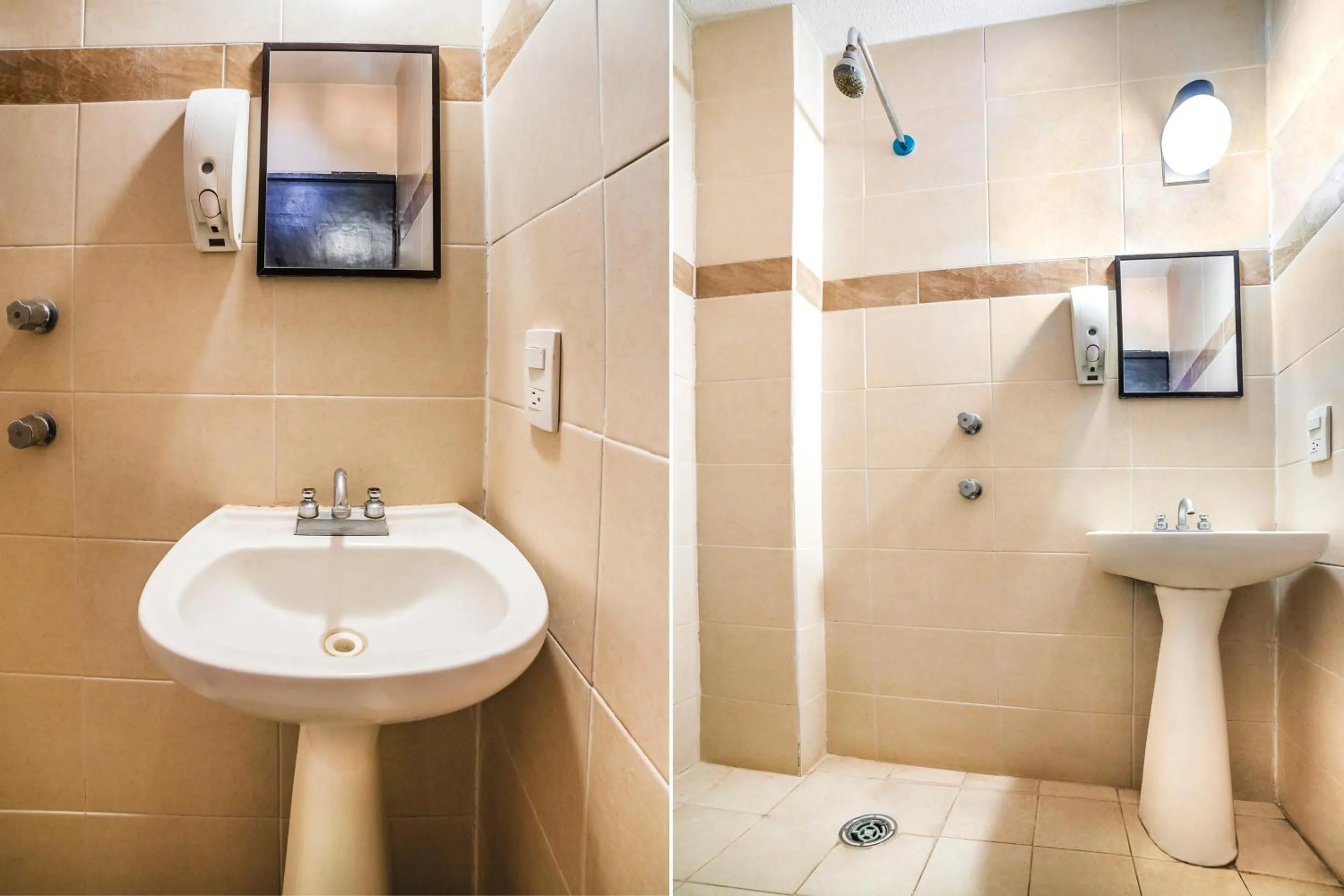 Bathroom in OYO Hotel Bugambilia, San Luis Potosí