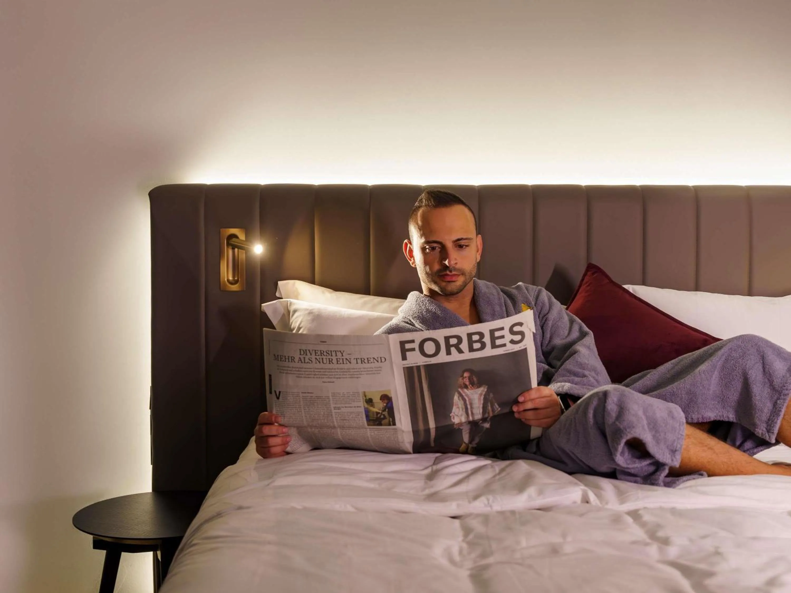Bedroom, Bed in Hotel Am Konzerthaus - MGallery Collection