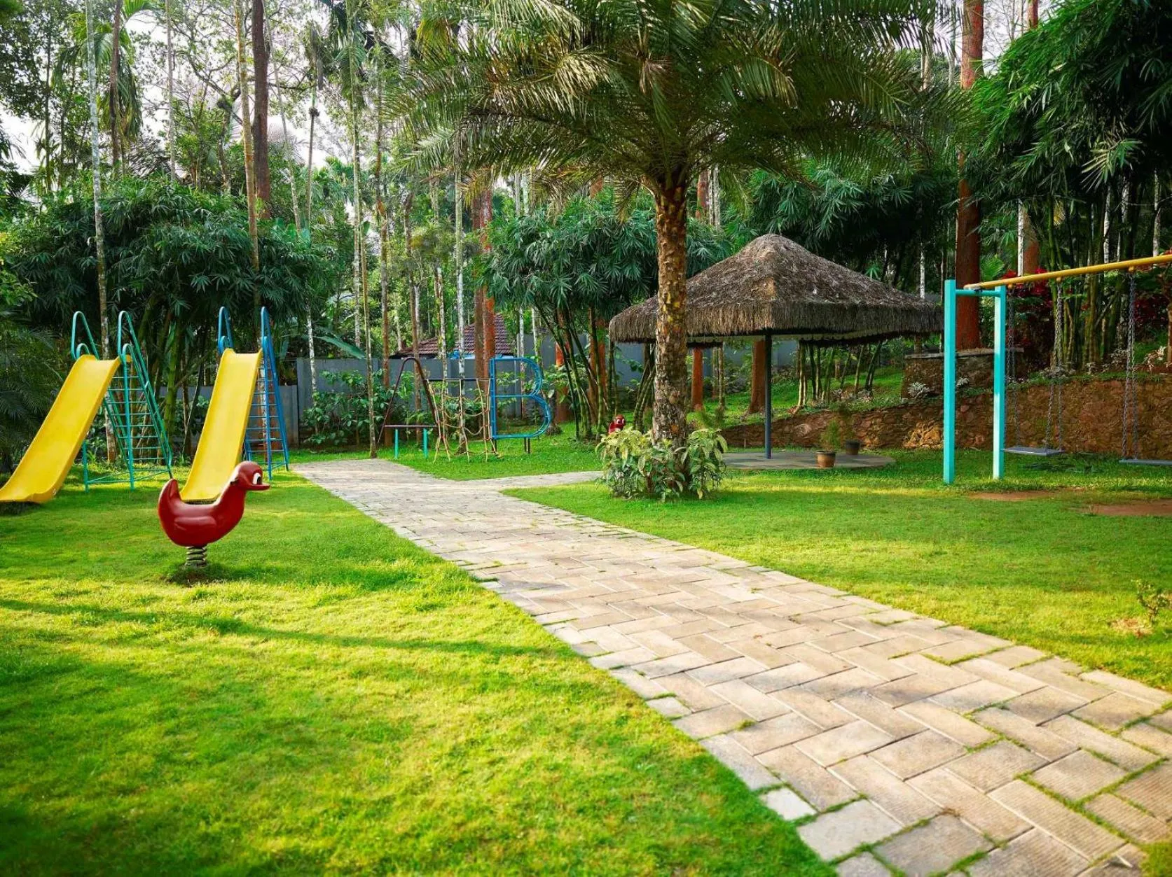 Children play ground in The Woods Resorts Wayanad