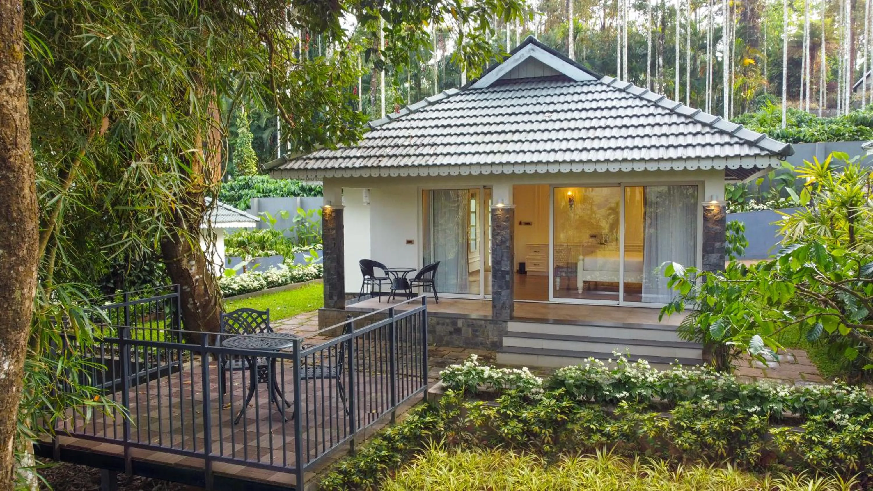 Balcony/Terrace in The Woods Resorts Wayanad