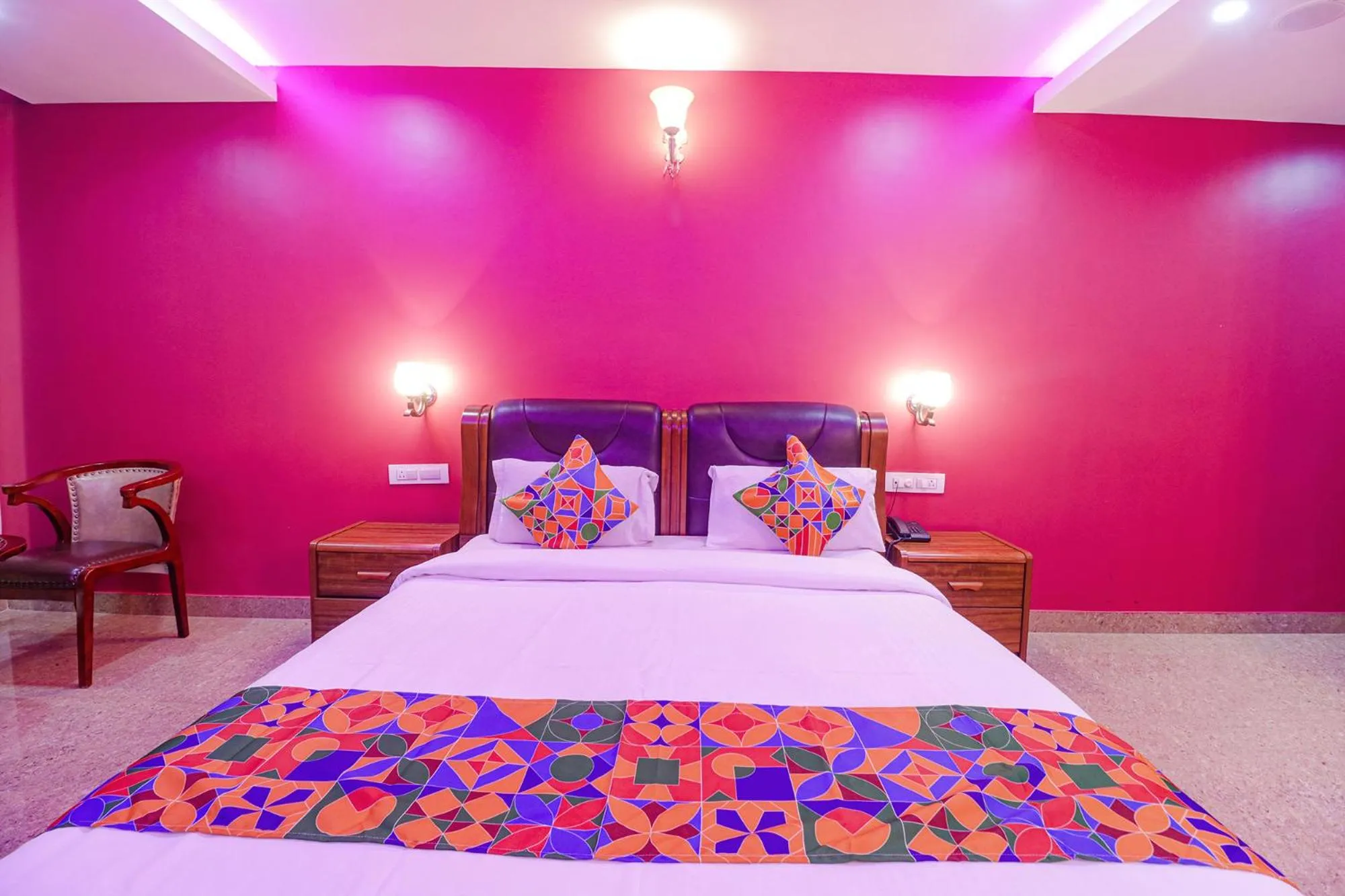 Bed in FabHotel Turning Point - Nr Ulsoor Lake