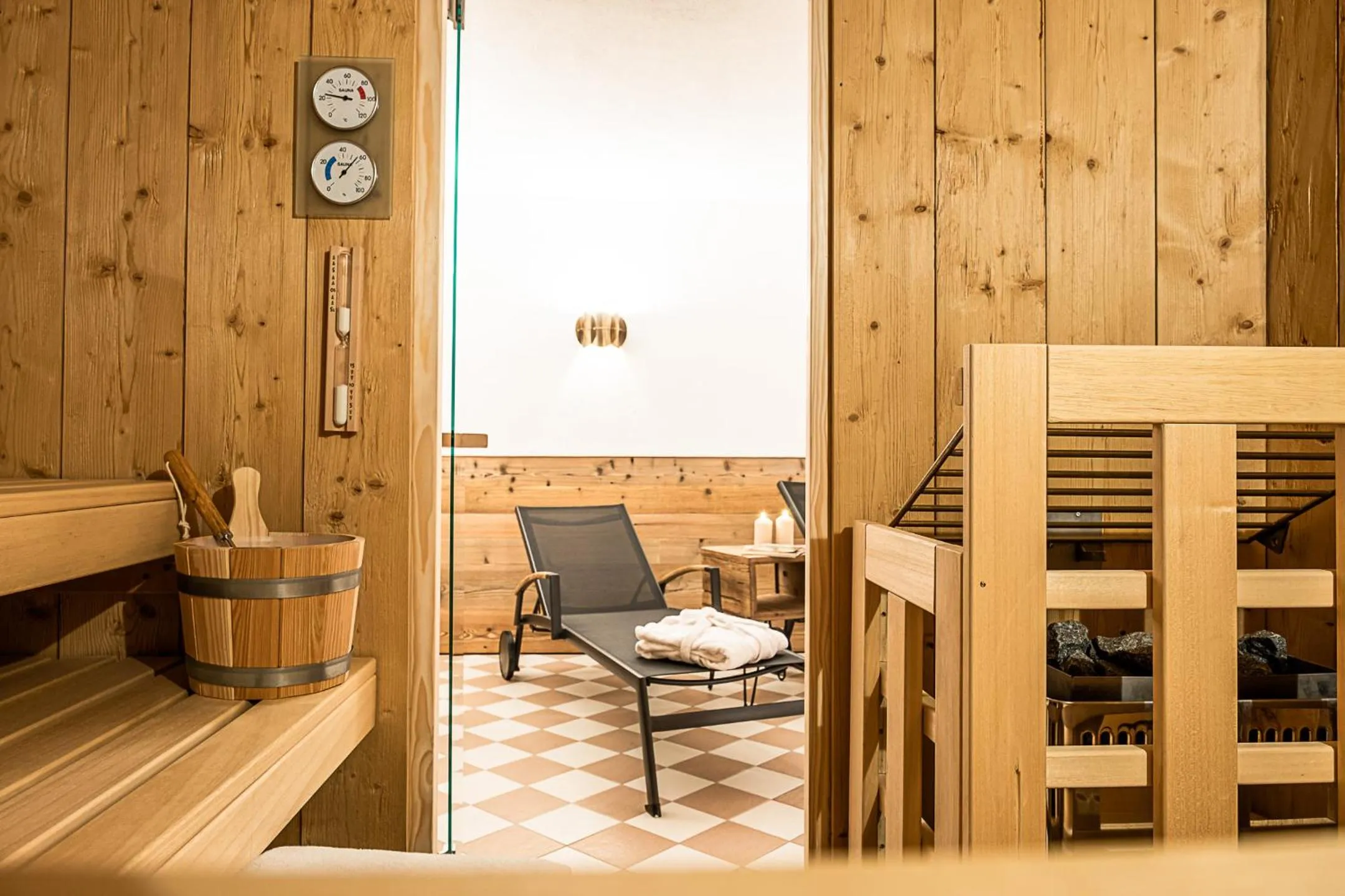 Sauna in Hotel Martini Kaprun inkluding breakfast & free parking