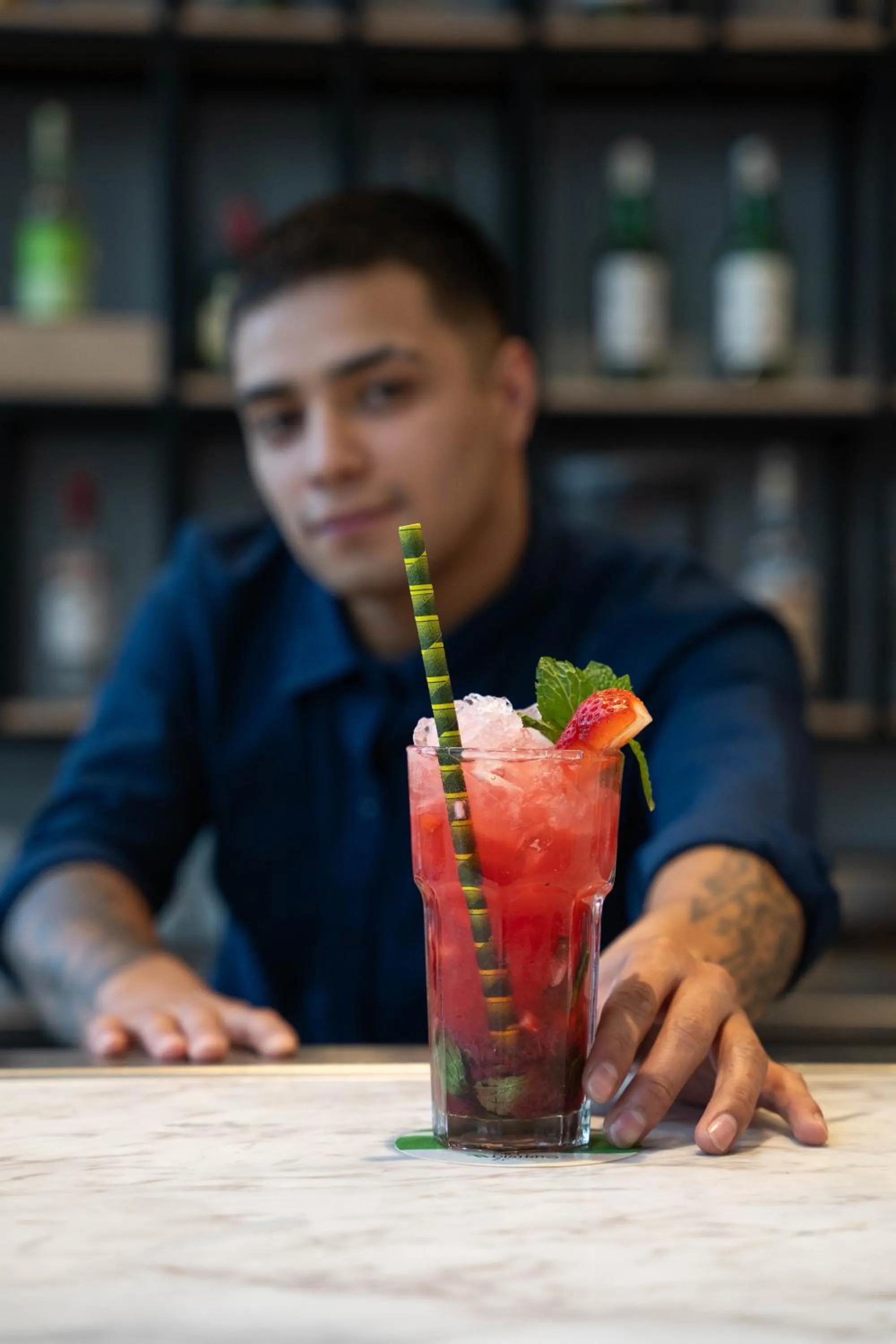 Lounge or bar in Hotel Distrito ZF By OxoHotel