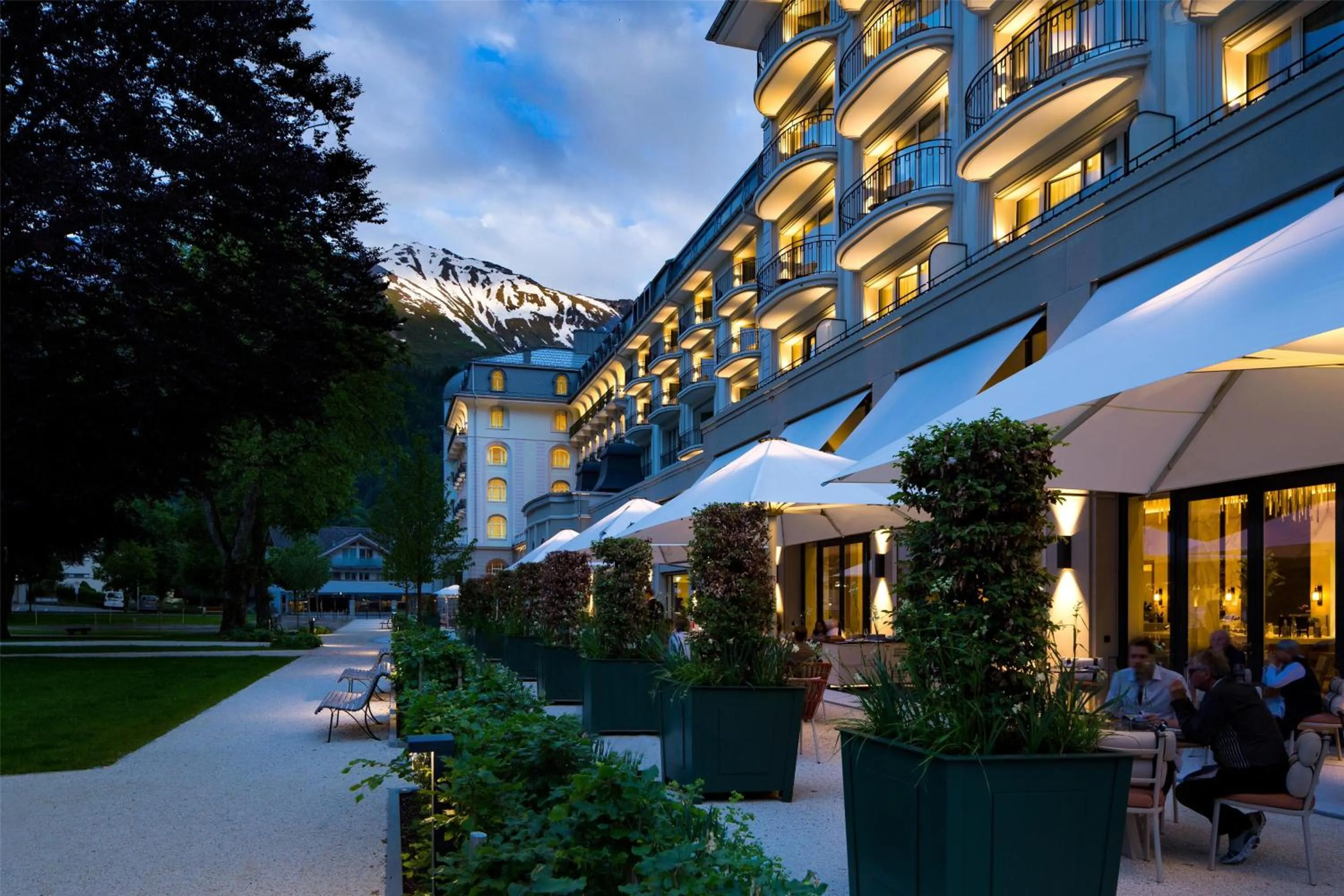Property building in Kempinski Palace Engelberg