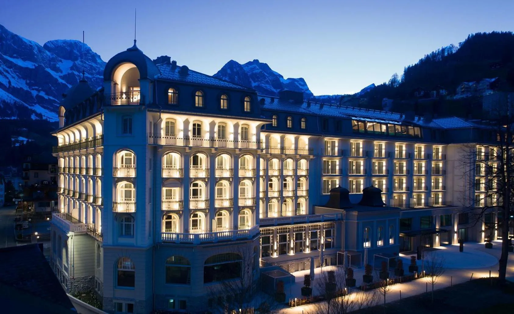 Property building in Kempinski Palace Engelberg