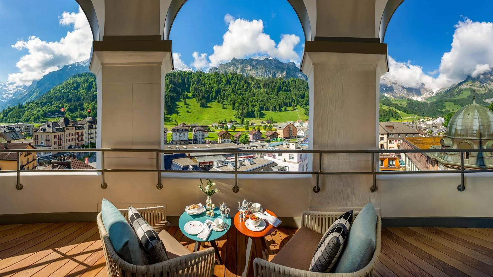 Property building in Kempinski Palace Engelberg